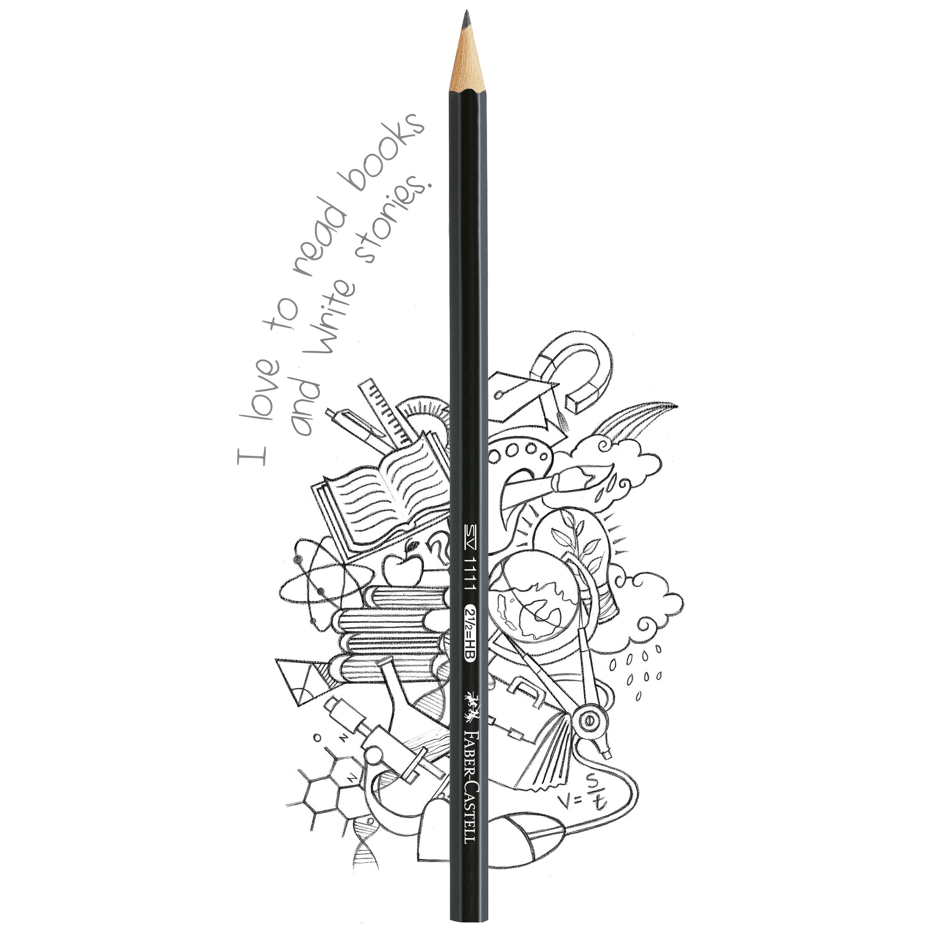 Faber-Castell® SV 1111 HB Graphite Pencils, 3ct.