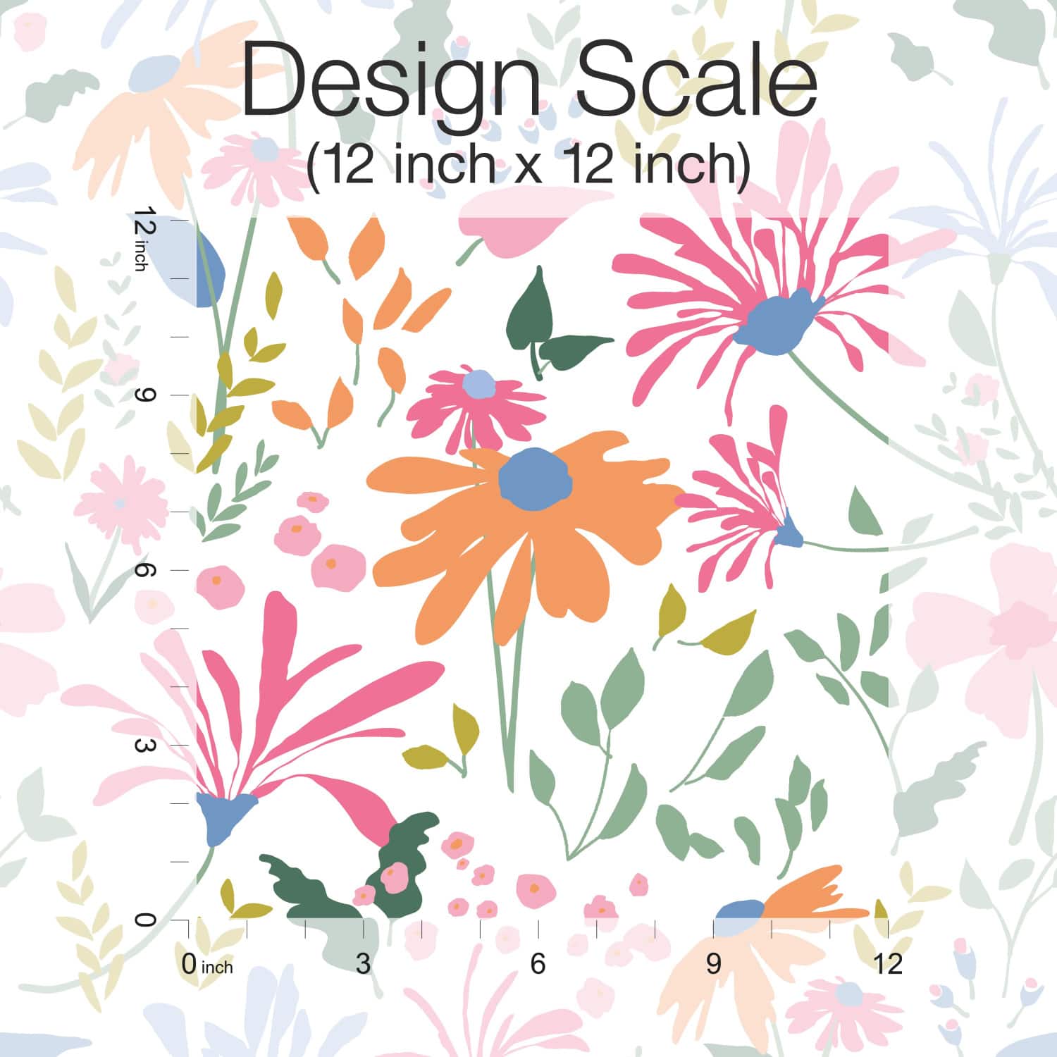 RoomMates Pink Bella Garden Peel & Stick Wallpaper