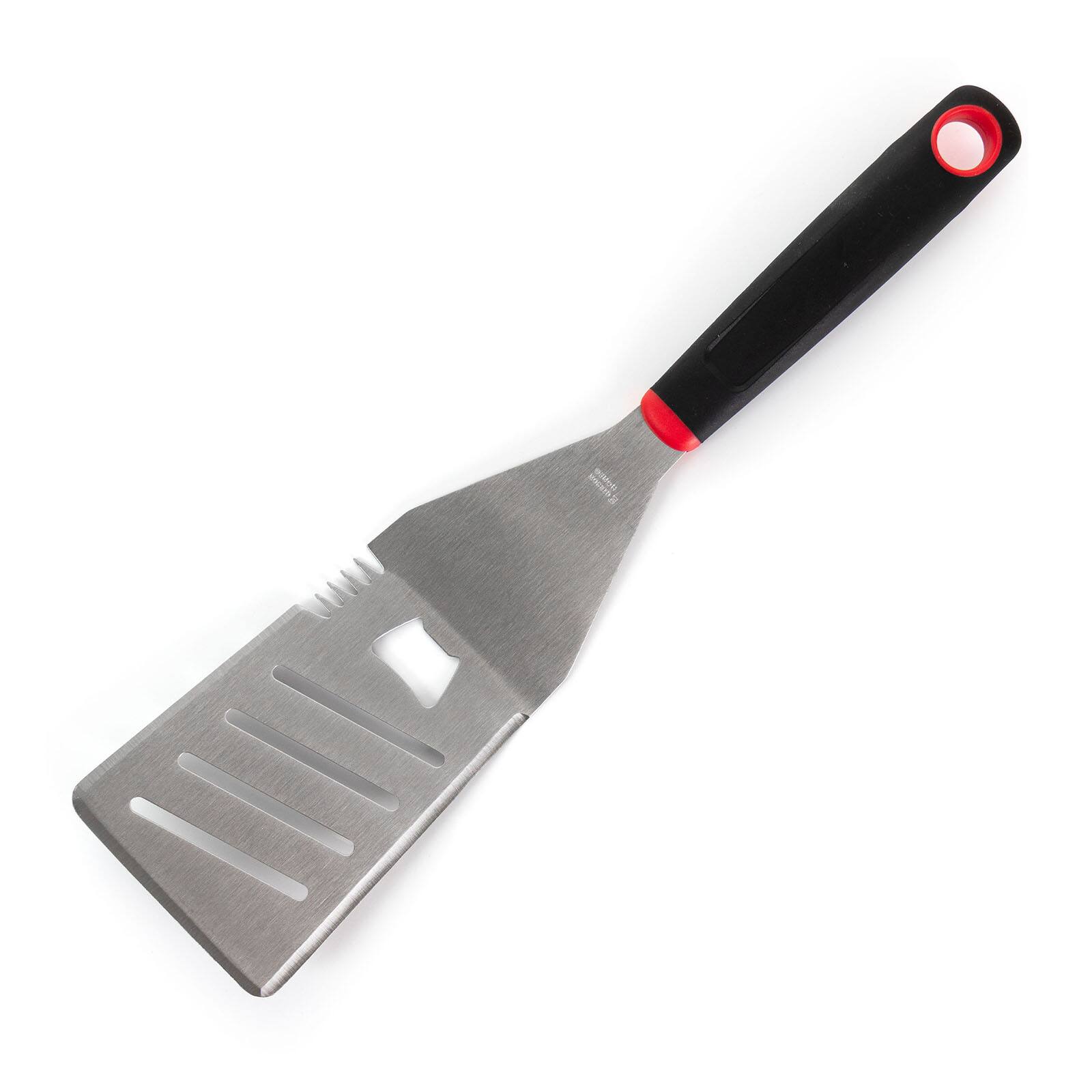 Gibson Home® Black & Red Huckleberry 3 Piece Stainless Steel BBQ Tool Set