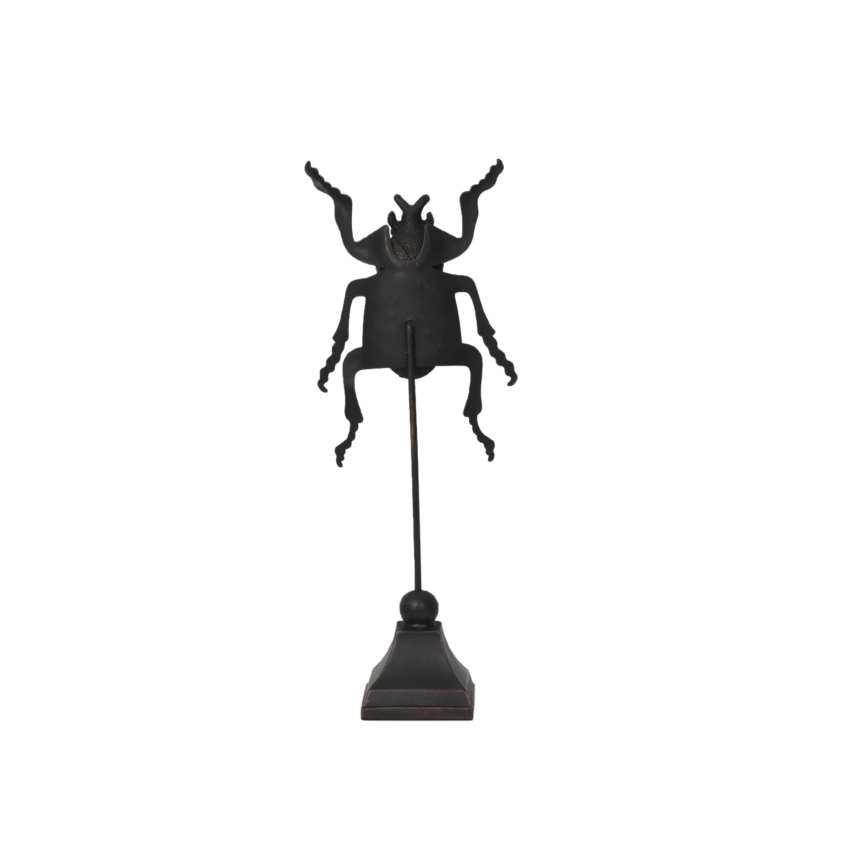12.75" Black Scarab Beetle Tabletop Décor by Ashland®