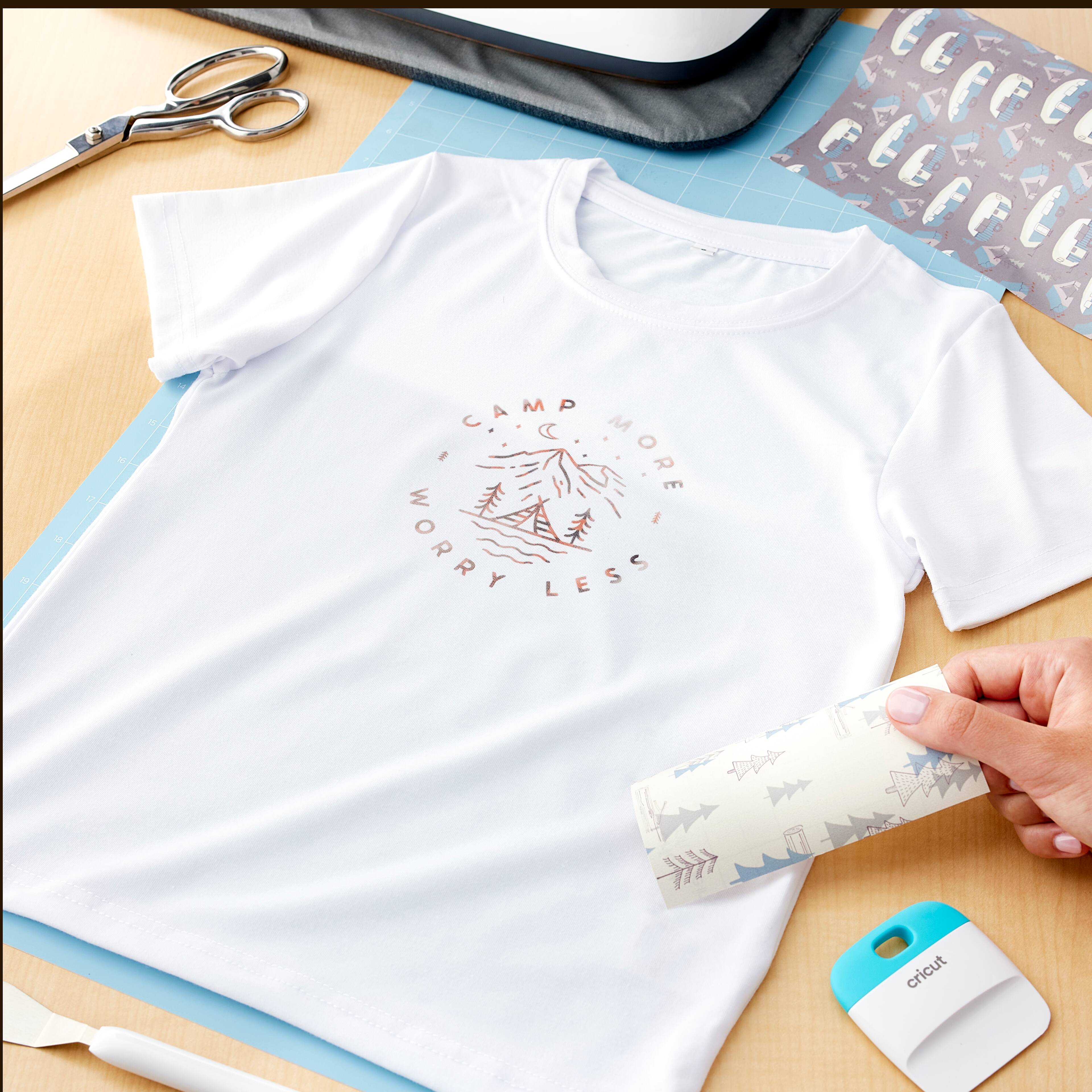 6 Pack: Cricut® White Blank Youth Crew Neck T-Shirt