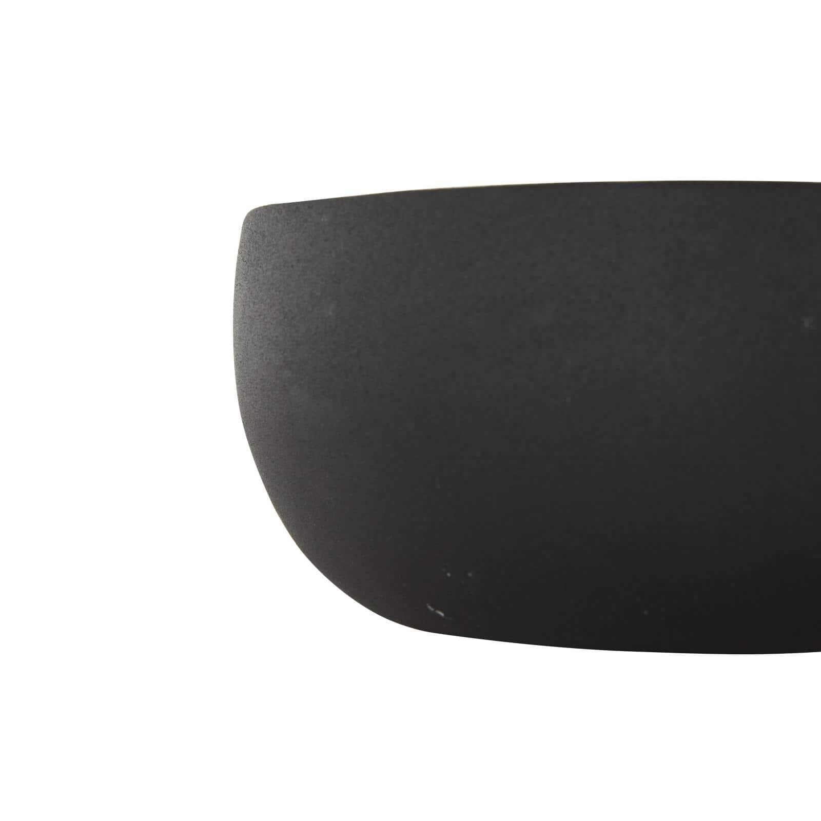 7" Black 4-Wick Metal Eucalyptus Spa Scented & Textured Candle with White Wax