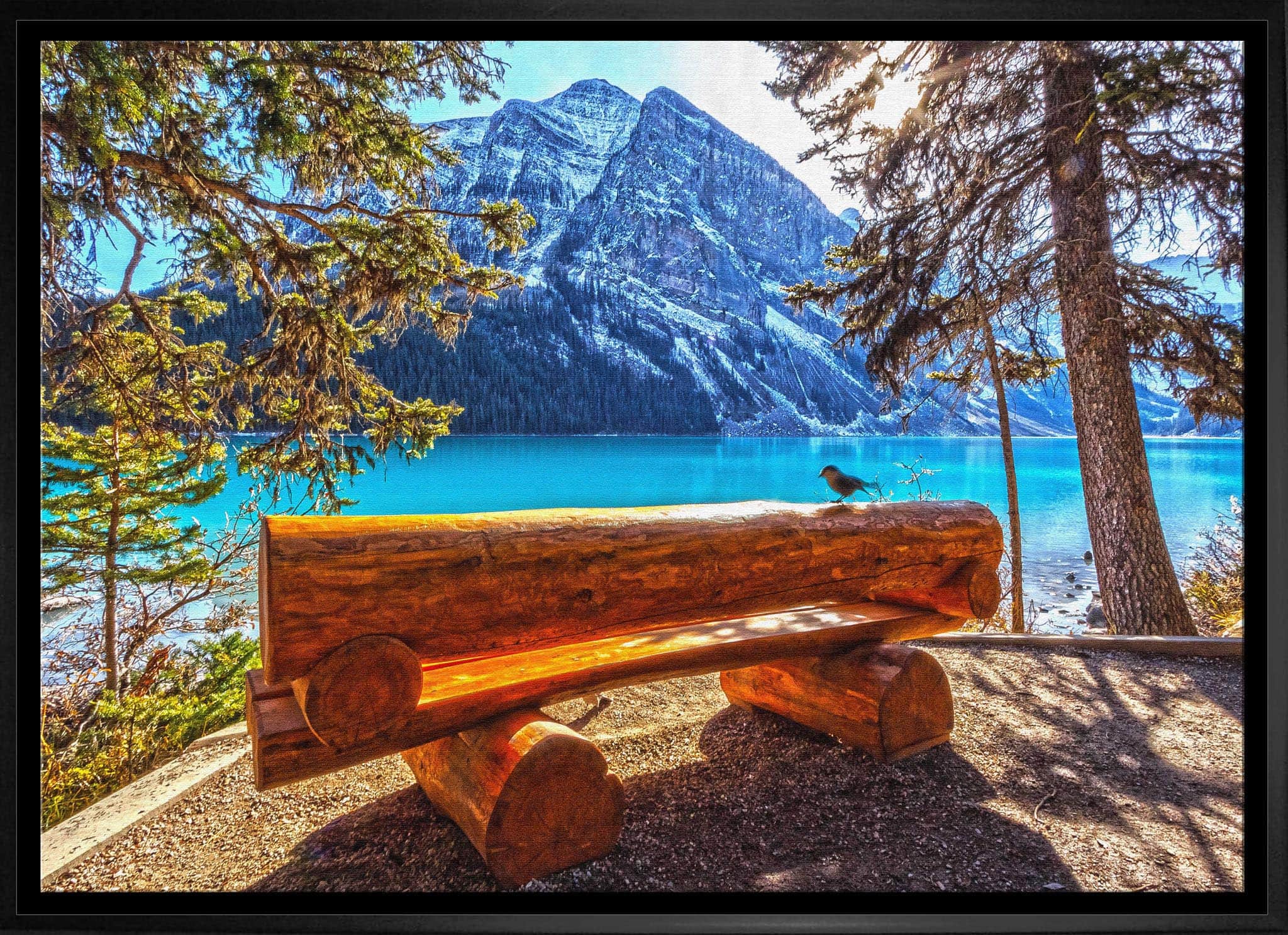Banff National Park 20" x 29" Framed Canvas 31.5" x 22.5"