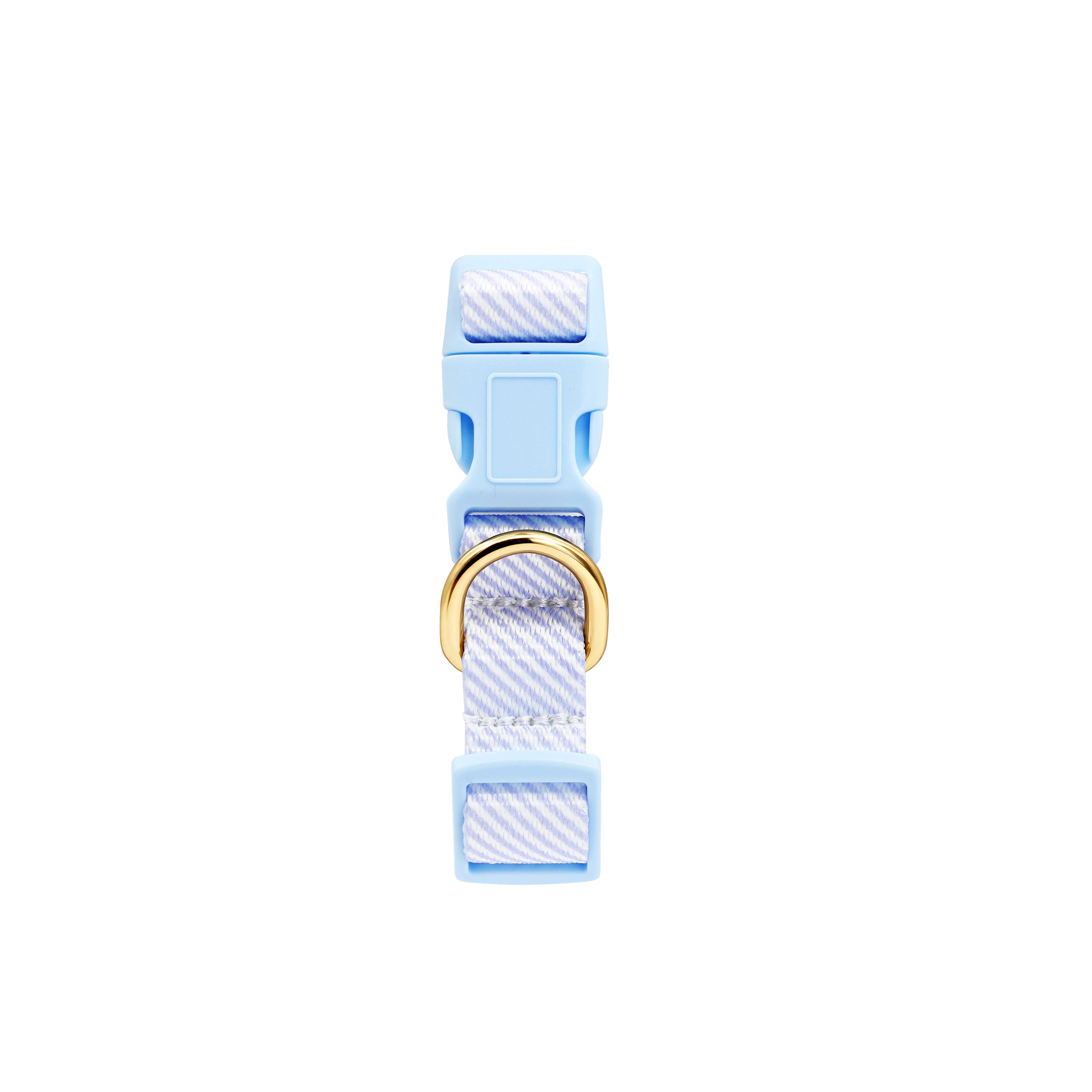 Blue & White Striped Dog Collar by Fab Finds