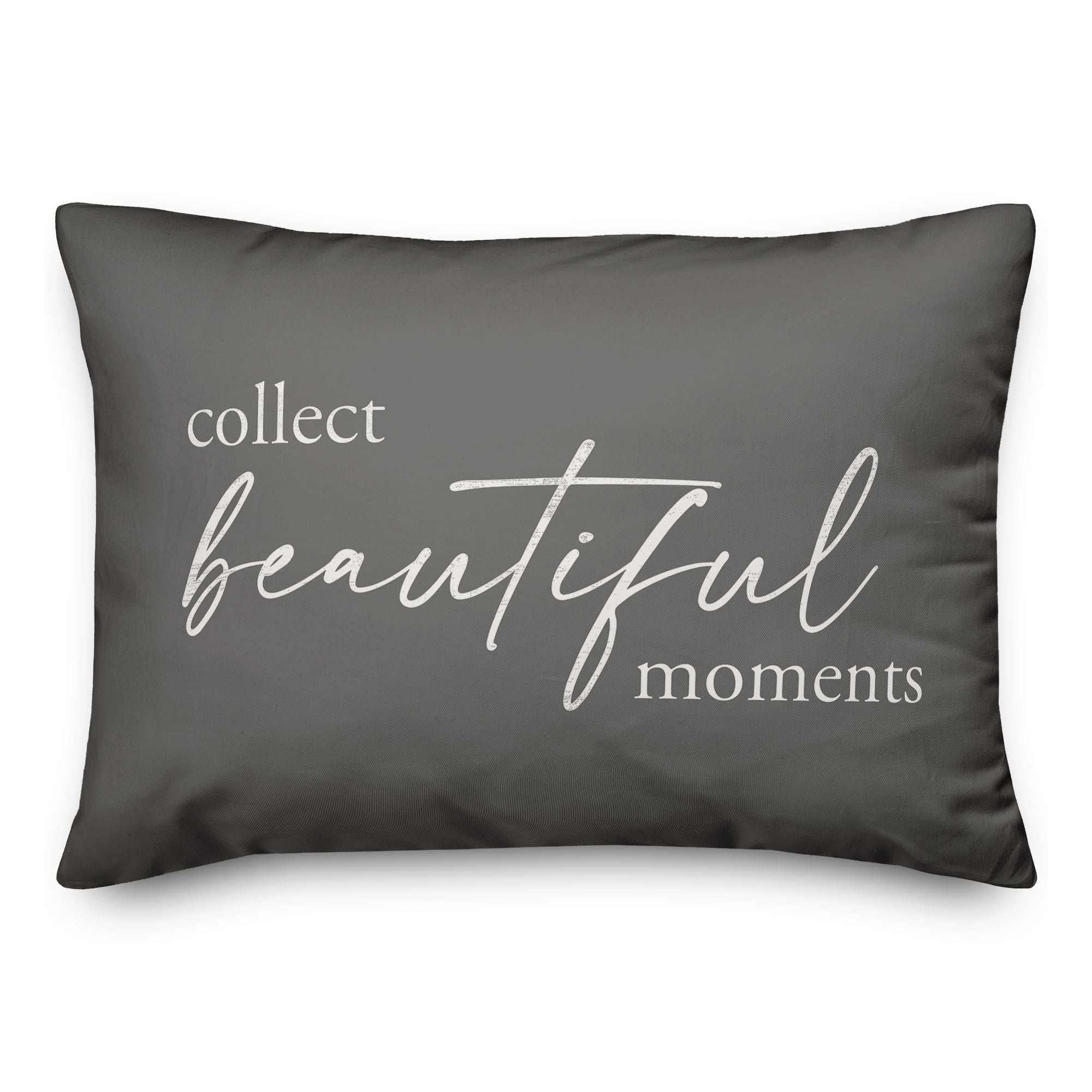 Collect Beautiful Moments 20" x 14" Throw Pillow