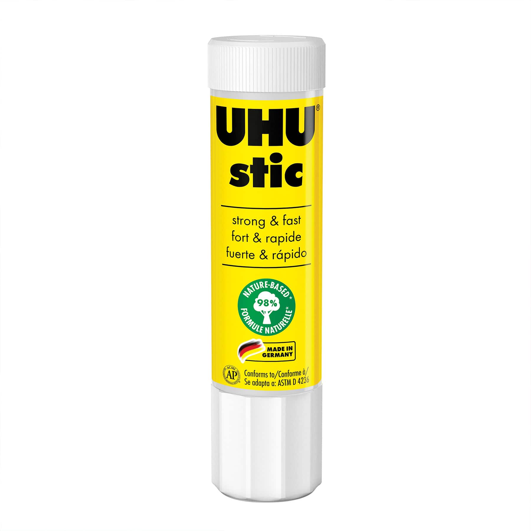 STAEDTLER® 21g Clear UHU Stic Permanent Glue Sticks, 12ct.