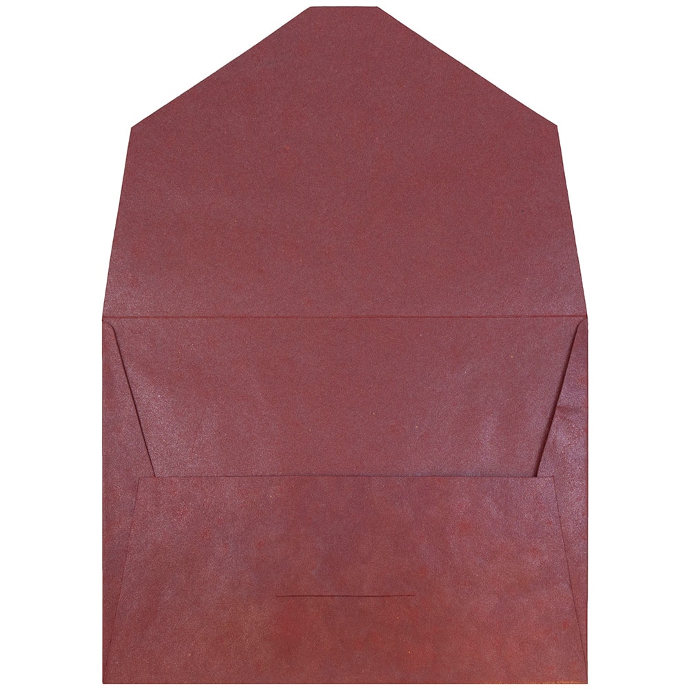 JAM Paper 10" x 13" Red Handmade Booklet Envelopes, 100ct.