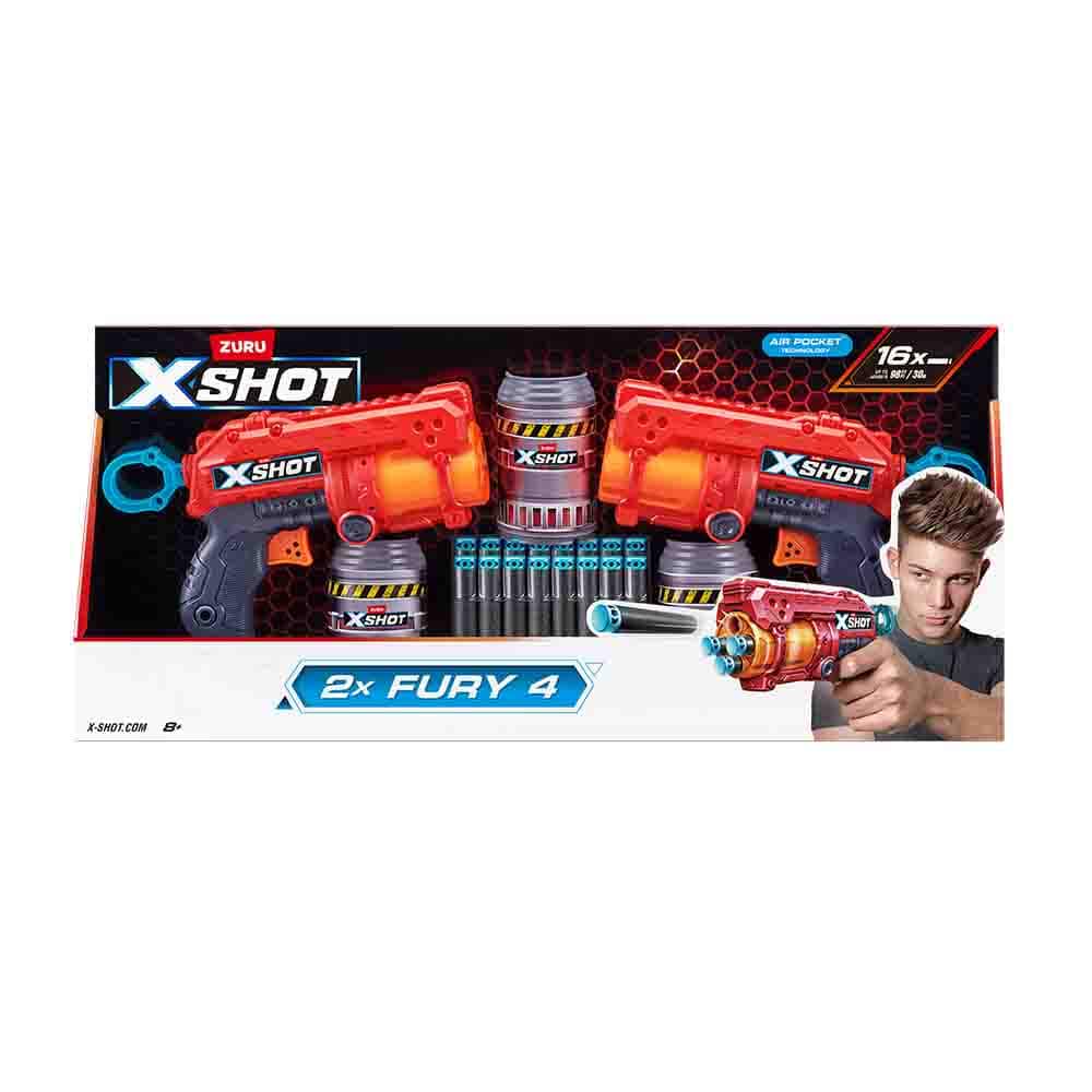 Zuru X-Shot Fury 4 2 Pack