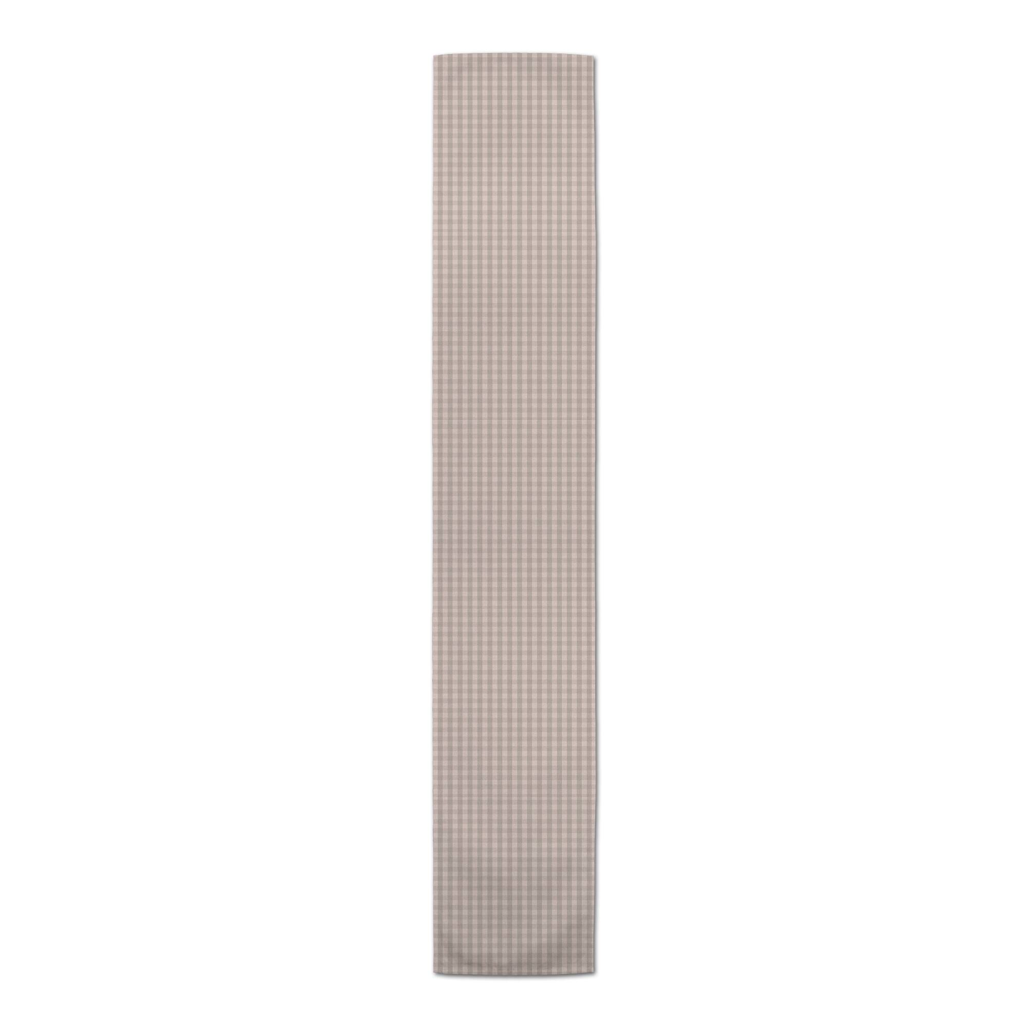 Plaid Cotton Twill Table Runner