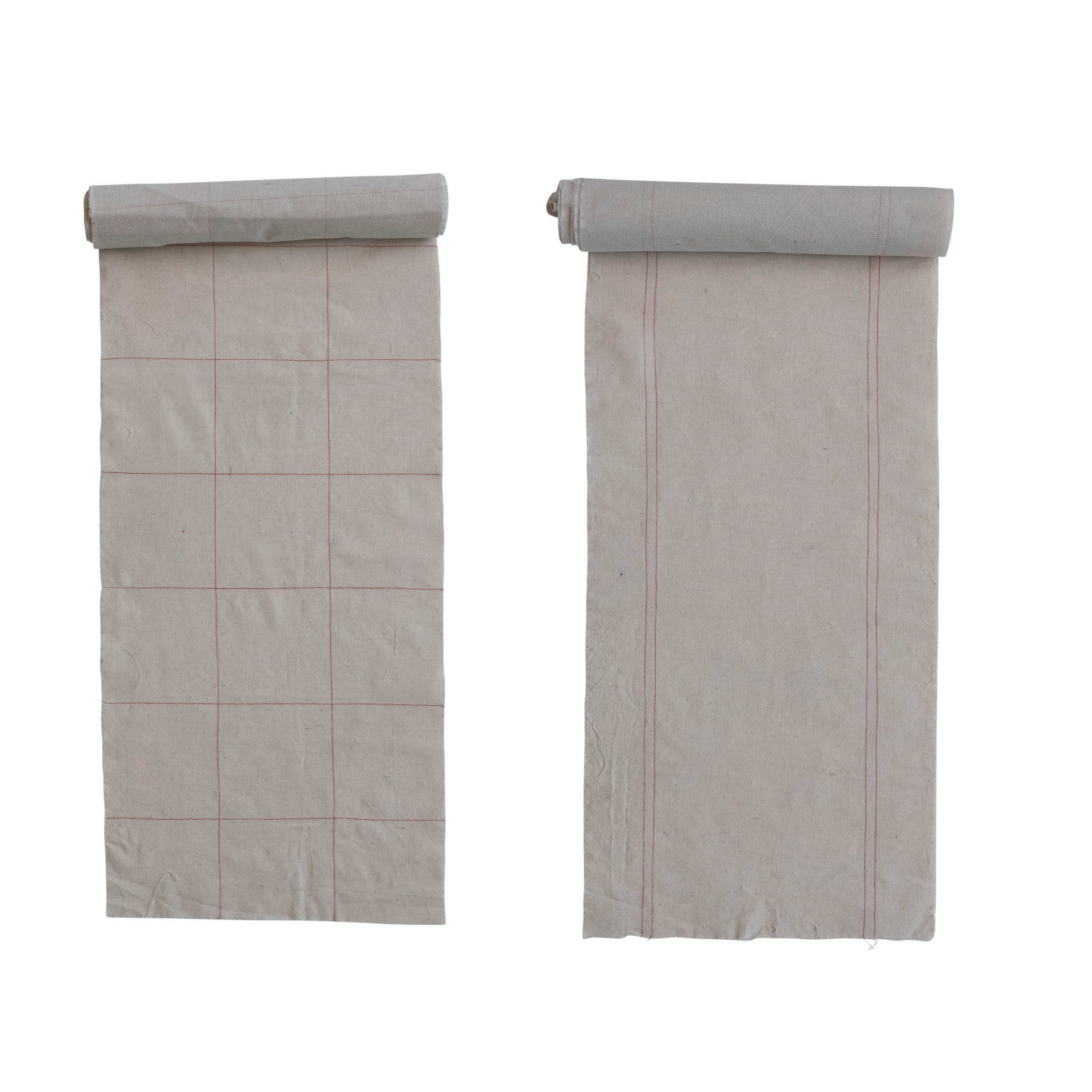 Hello Honey® Natural & Red Woven Torn Cotton Blend Fabric Roll Set