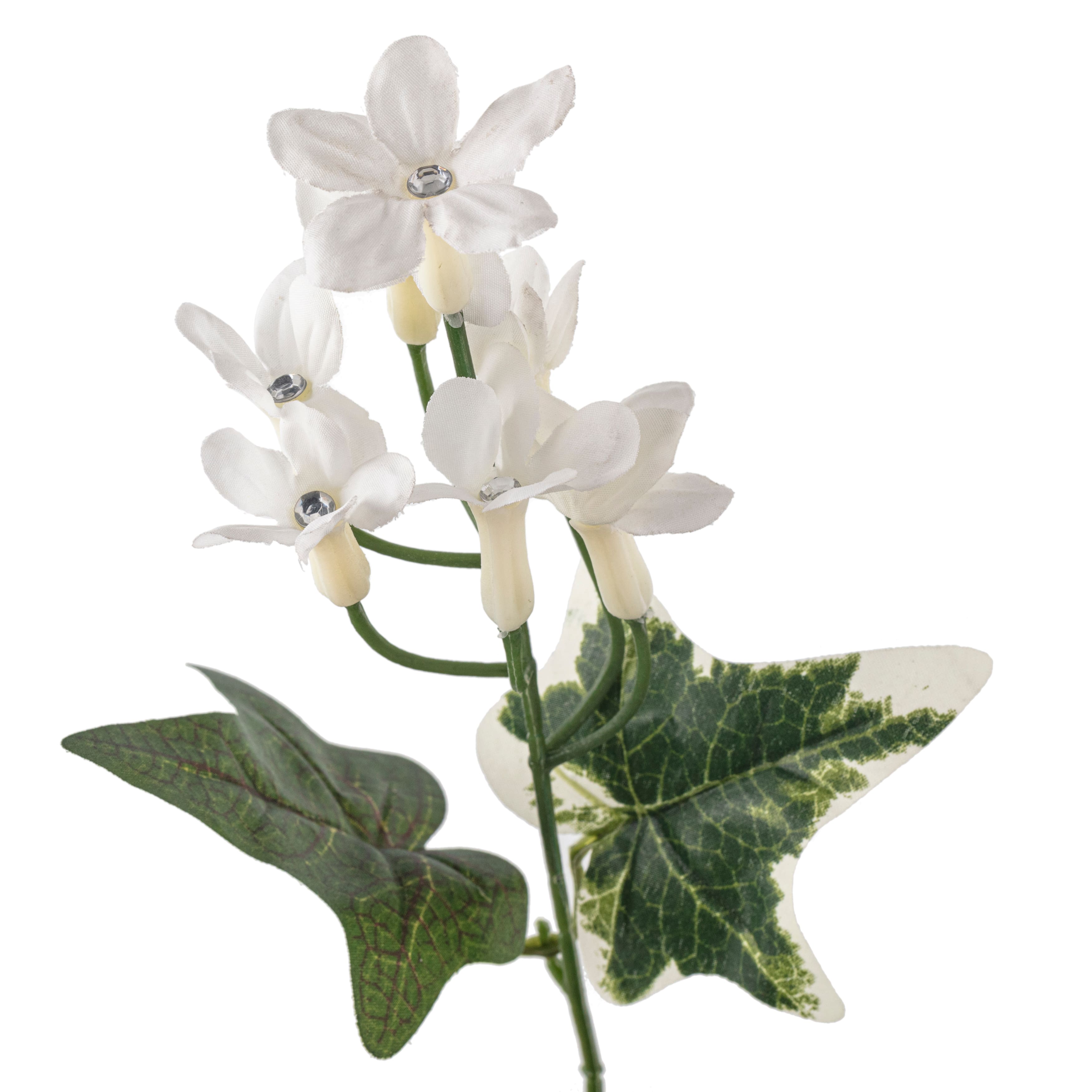 12 Pack: White Rhinestone Stephanotis Spray by Ashland®