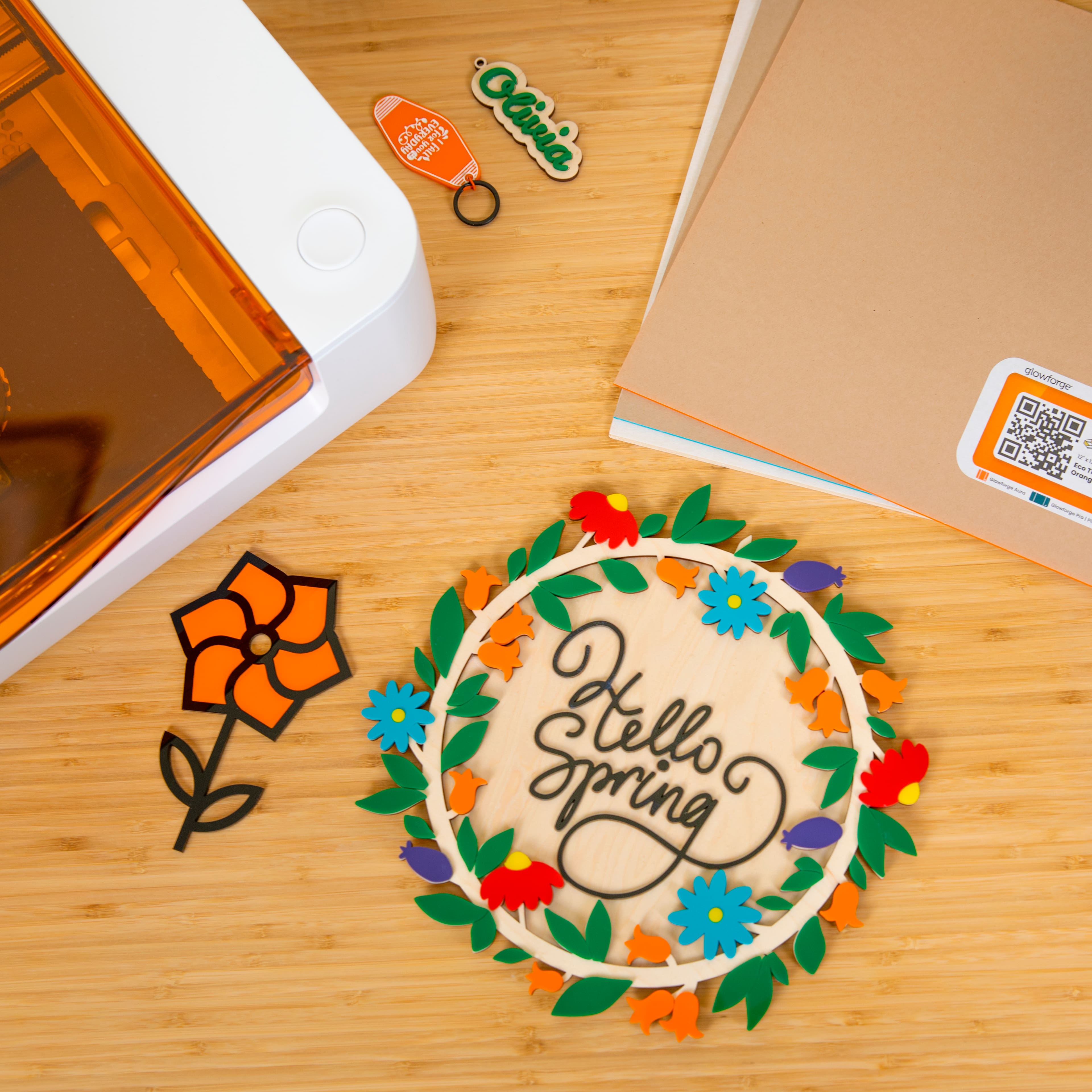 Glowforge® Proofgrade® 8" x 12" Eco Thin Acrylic Sheet