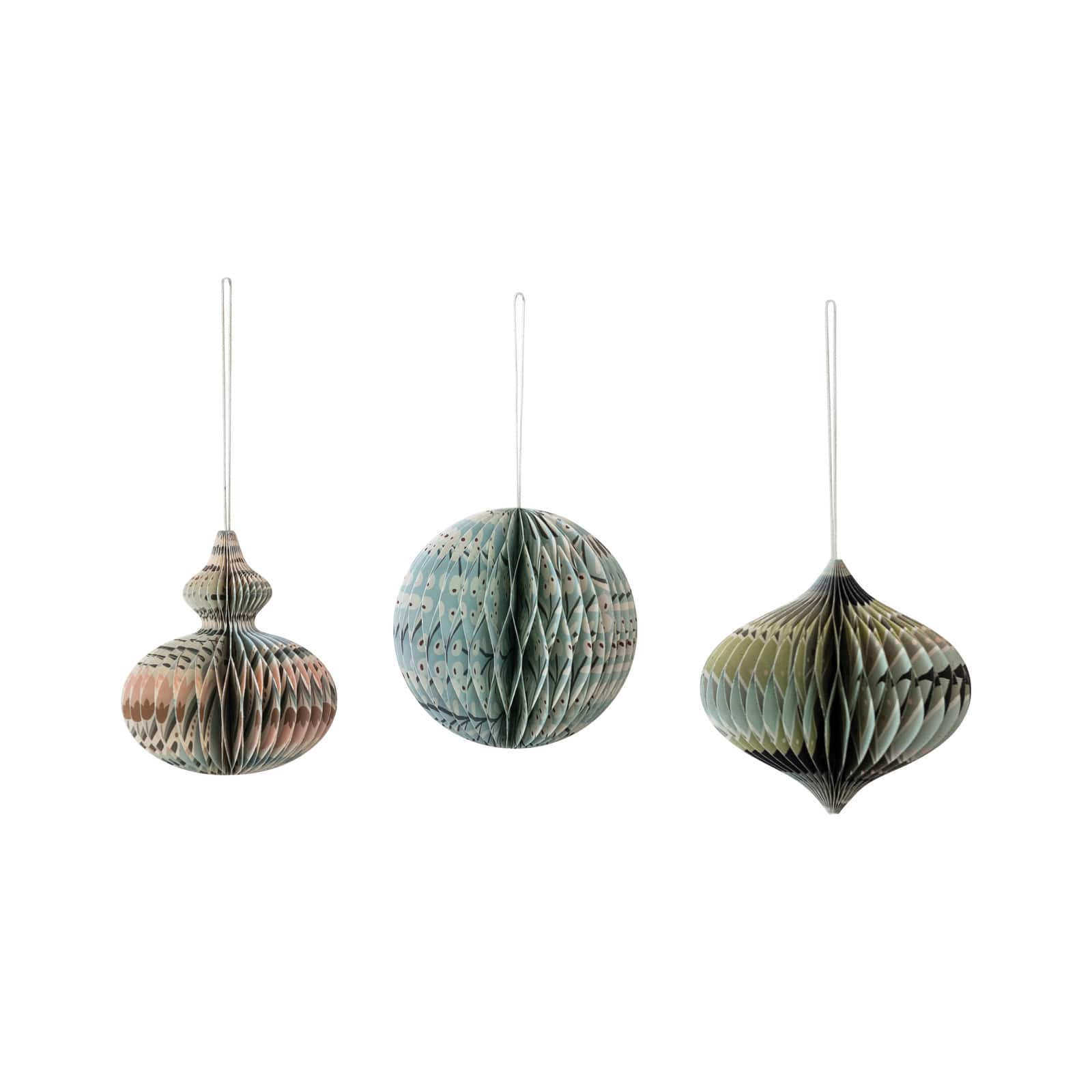 Hello Honey® Paper Folding Honeycomb Ornament Set