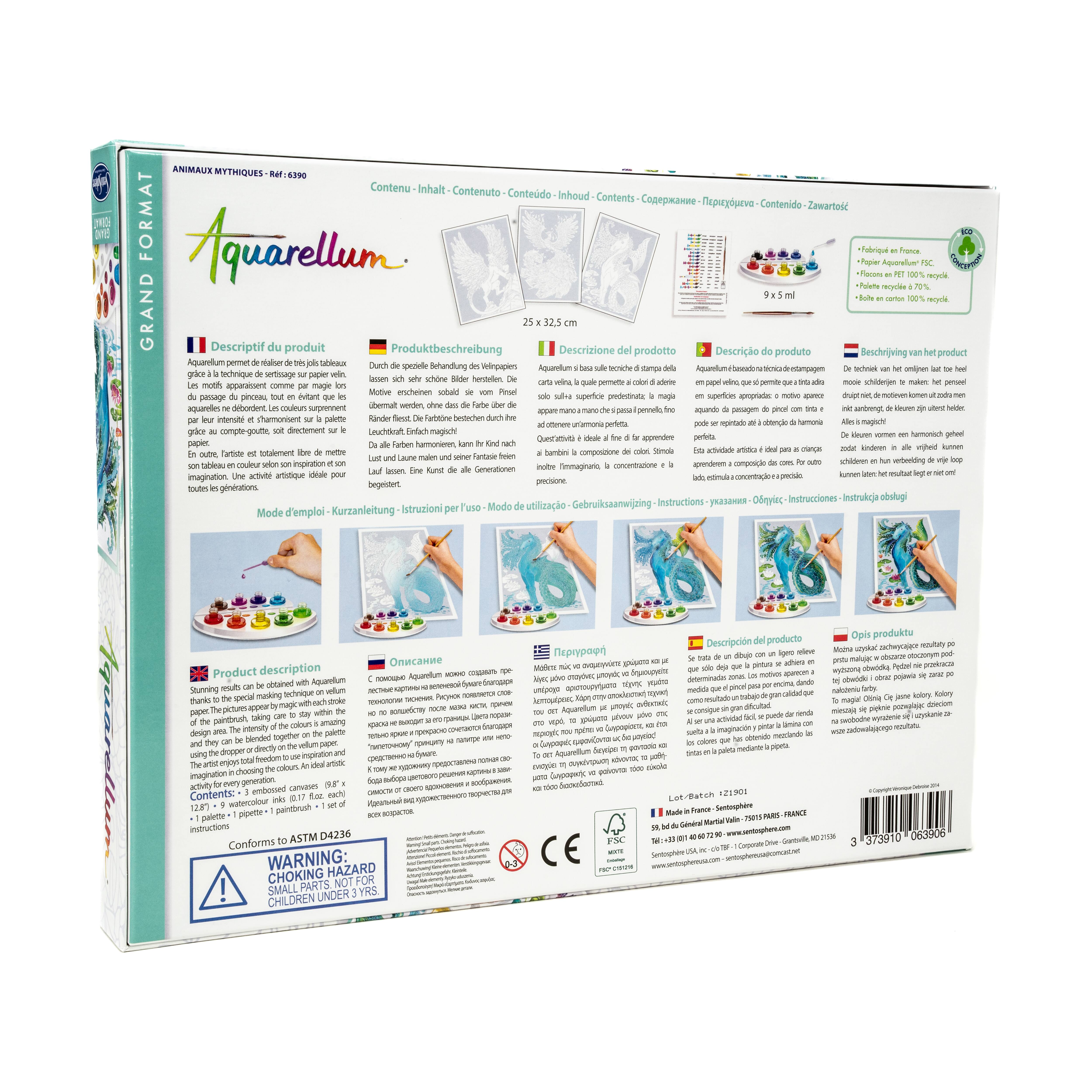 Aquarellum Large - Mythical Animals