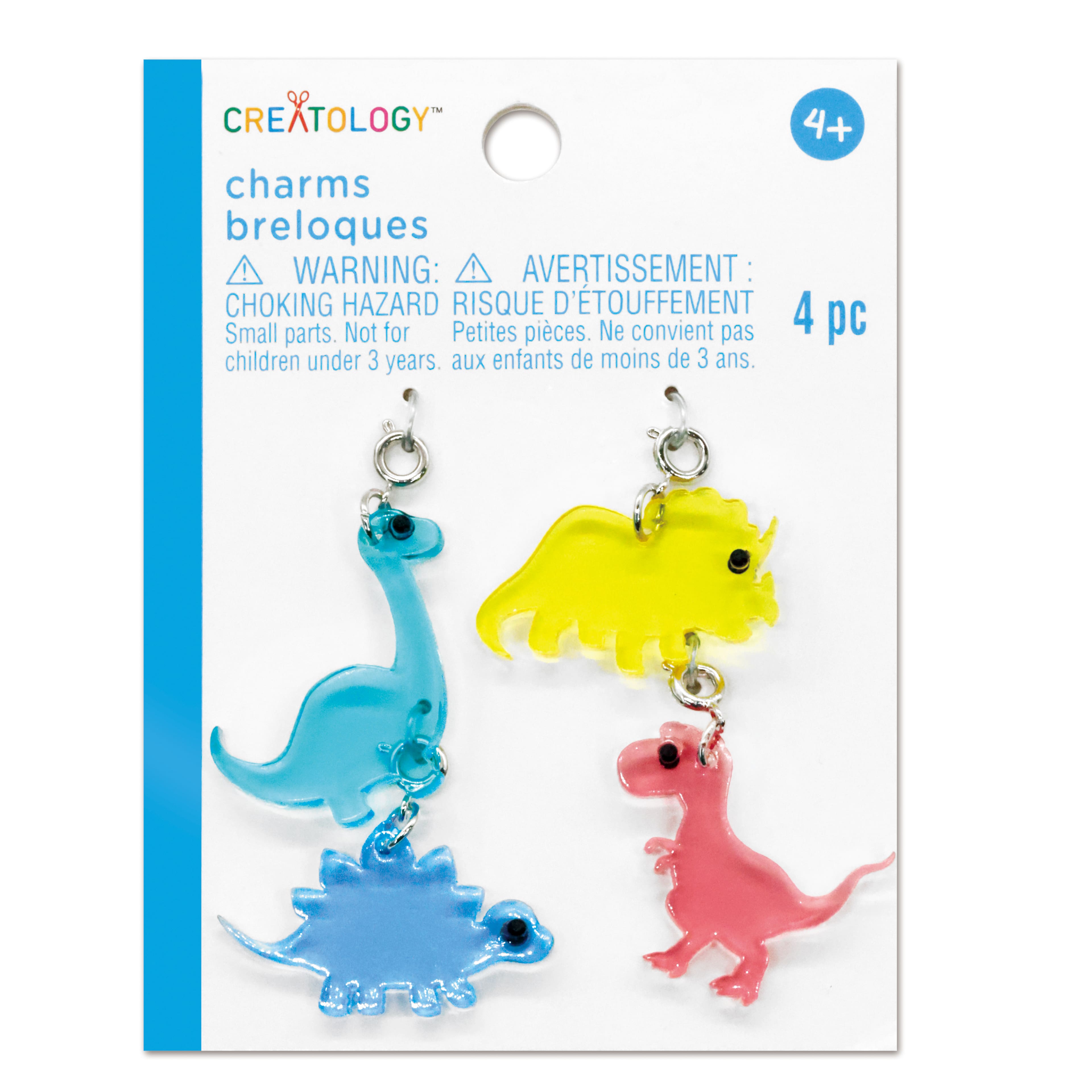 12 Packs: 4 ct. (48 total) Dinosaur Charms by Creatology™