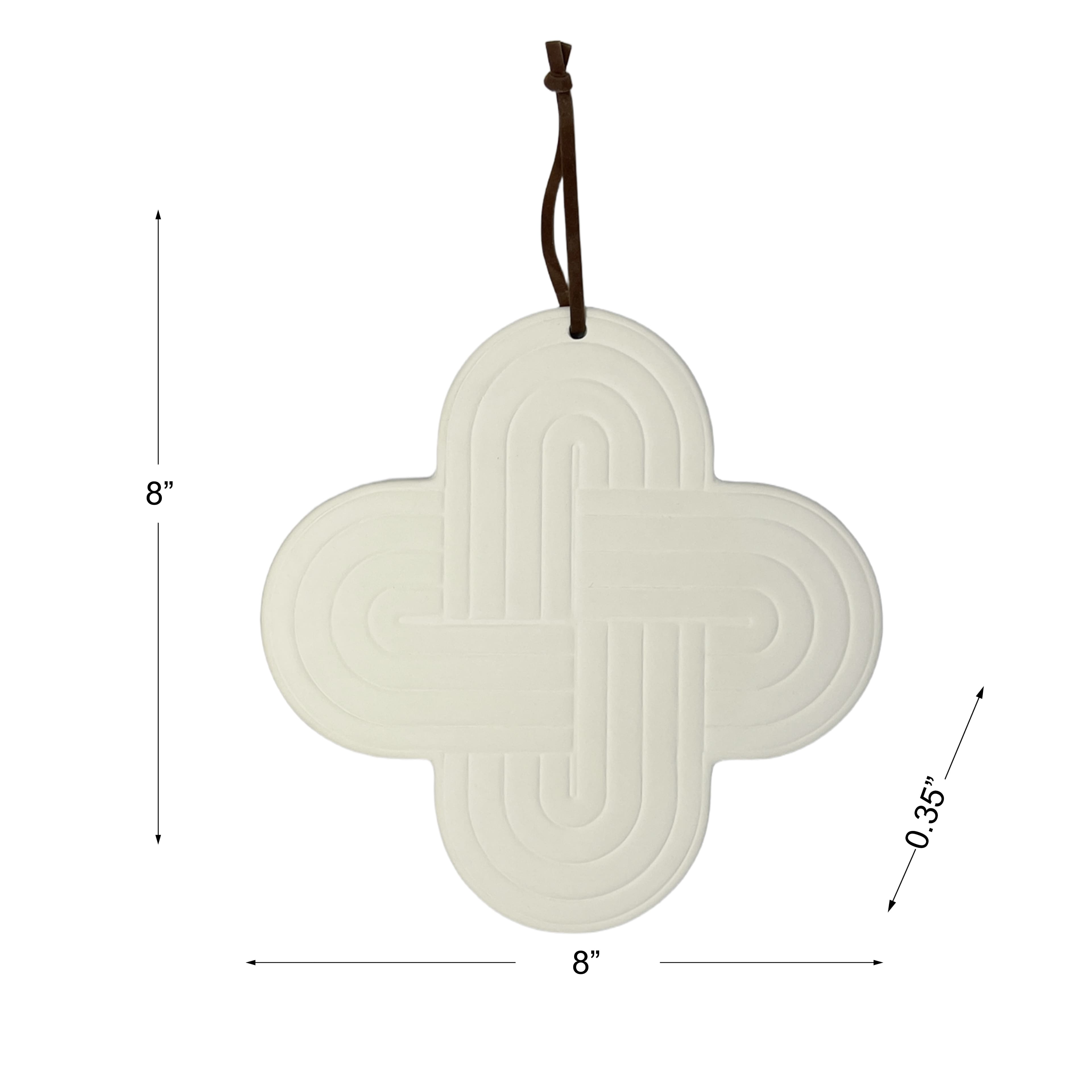 Jonathan Adler x Michaels 8" Pompidou Plus DIY Ceramic Plaque