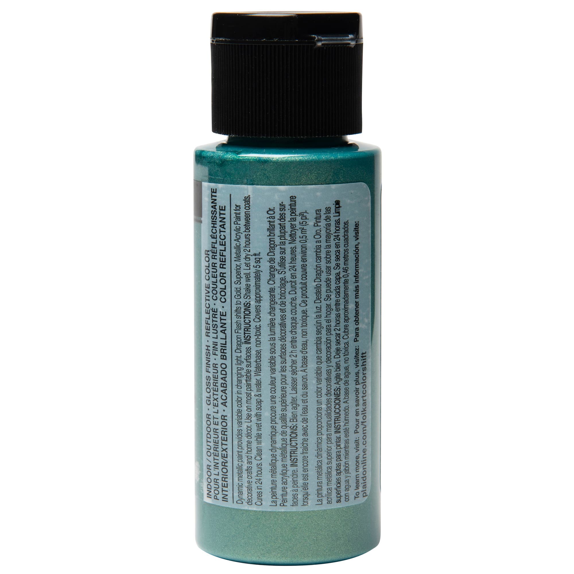 Peinture acrylique métallique au fini lustré Color Shift de FolkArt