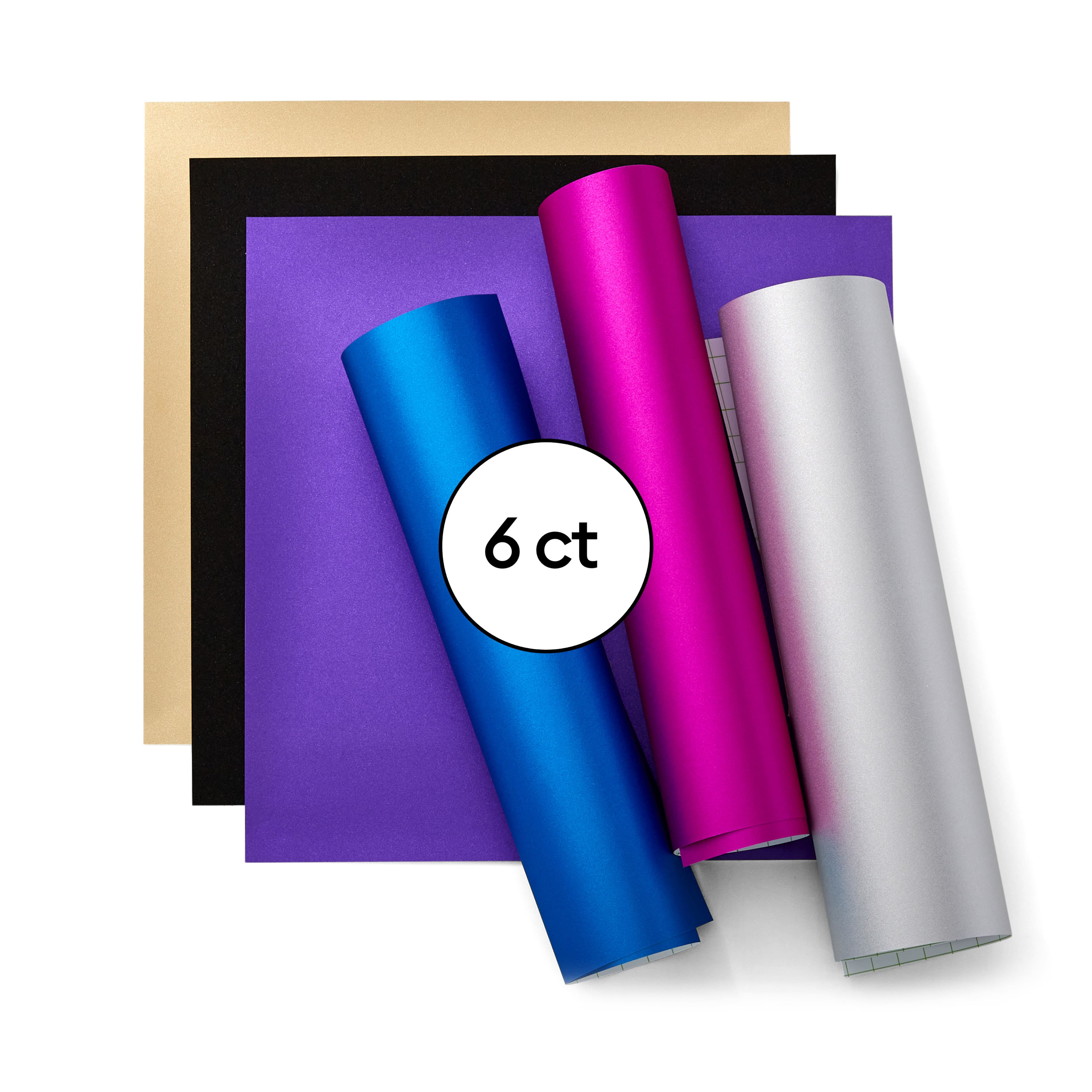 Cricut® Permanent Shimmer Vinyl, Multi Sampler