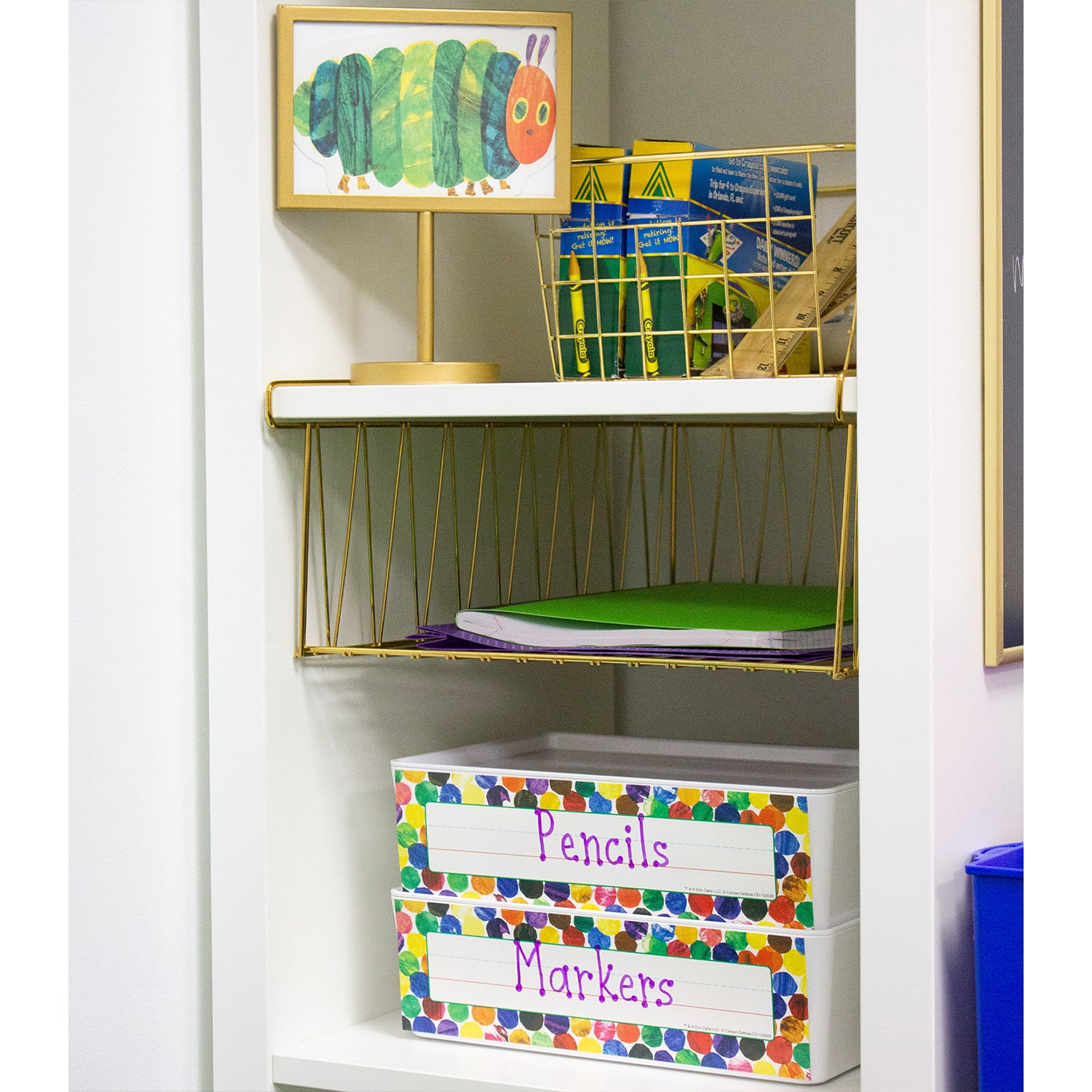 Carson Dellosa® 9.5" x 2.88" Education Eric Carle Dots Desk Nameplates, 6 Packs of 36