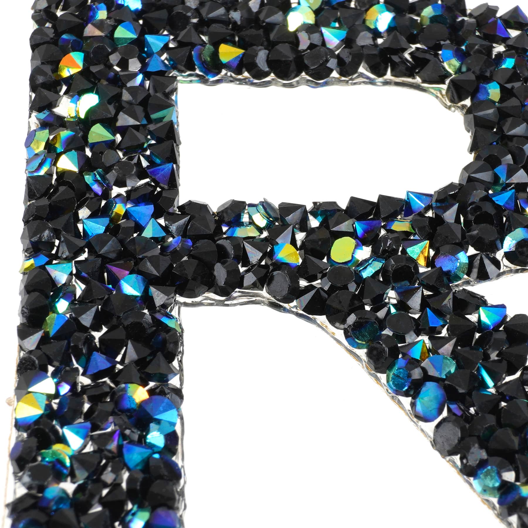 12 Pack: Black AB Letter Bling Sticker by Recollections®
