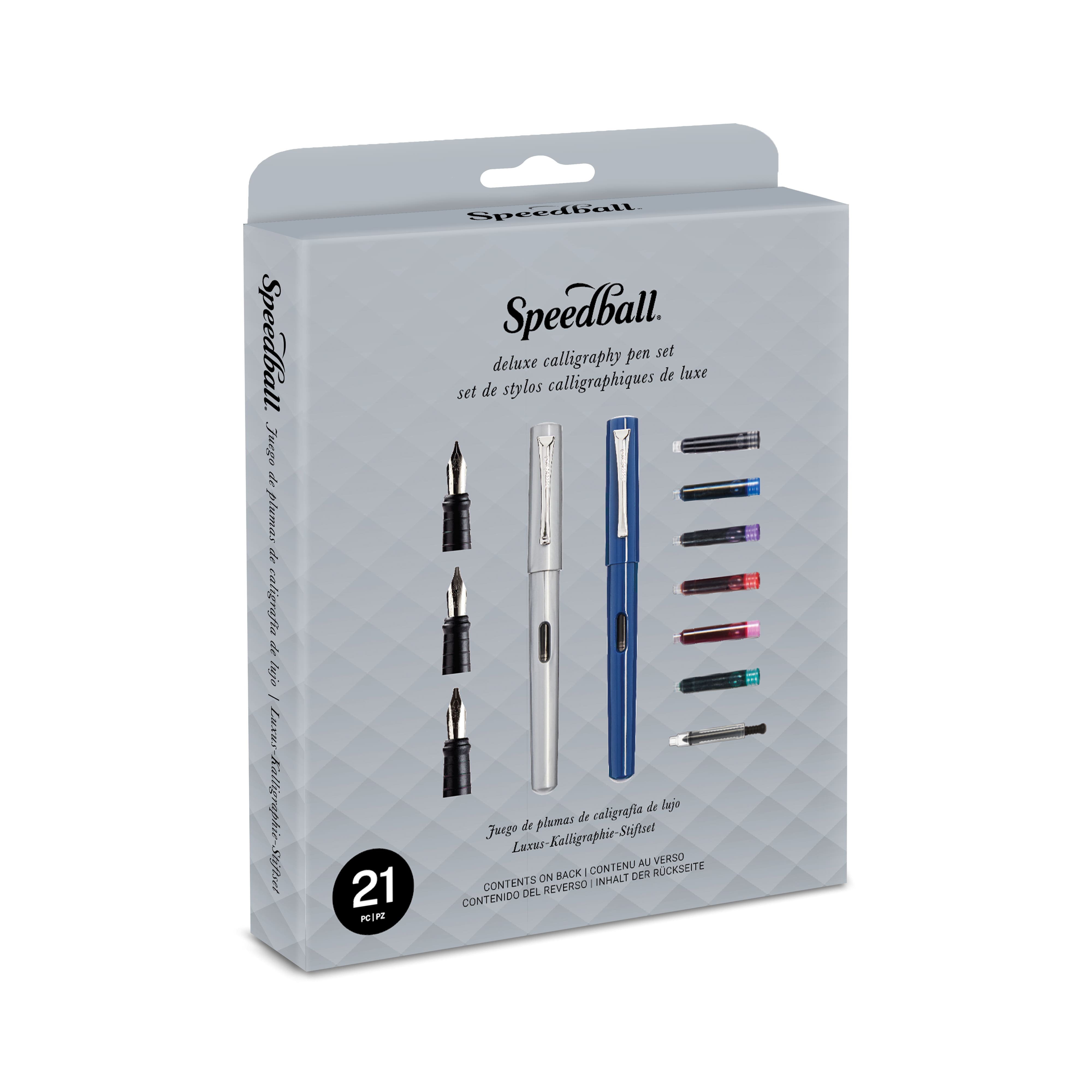 Speedball® Deluxe Calligraphy Foutain Pen Set