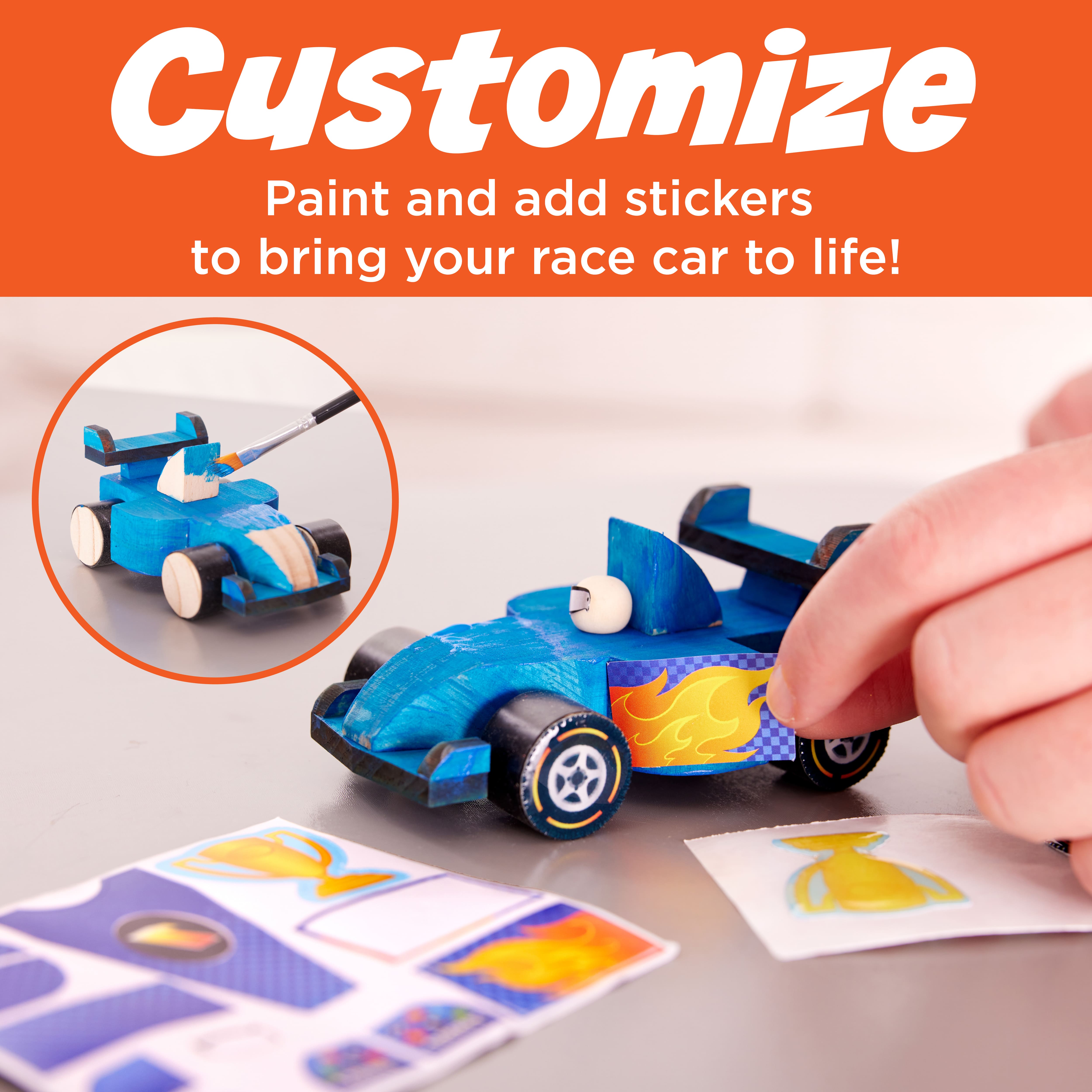 Creativity for Kids® Buildeez!™ Blaze Race Car Wooden Model Set