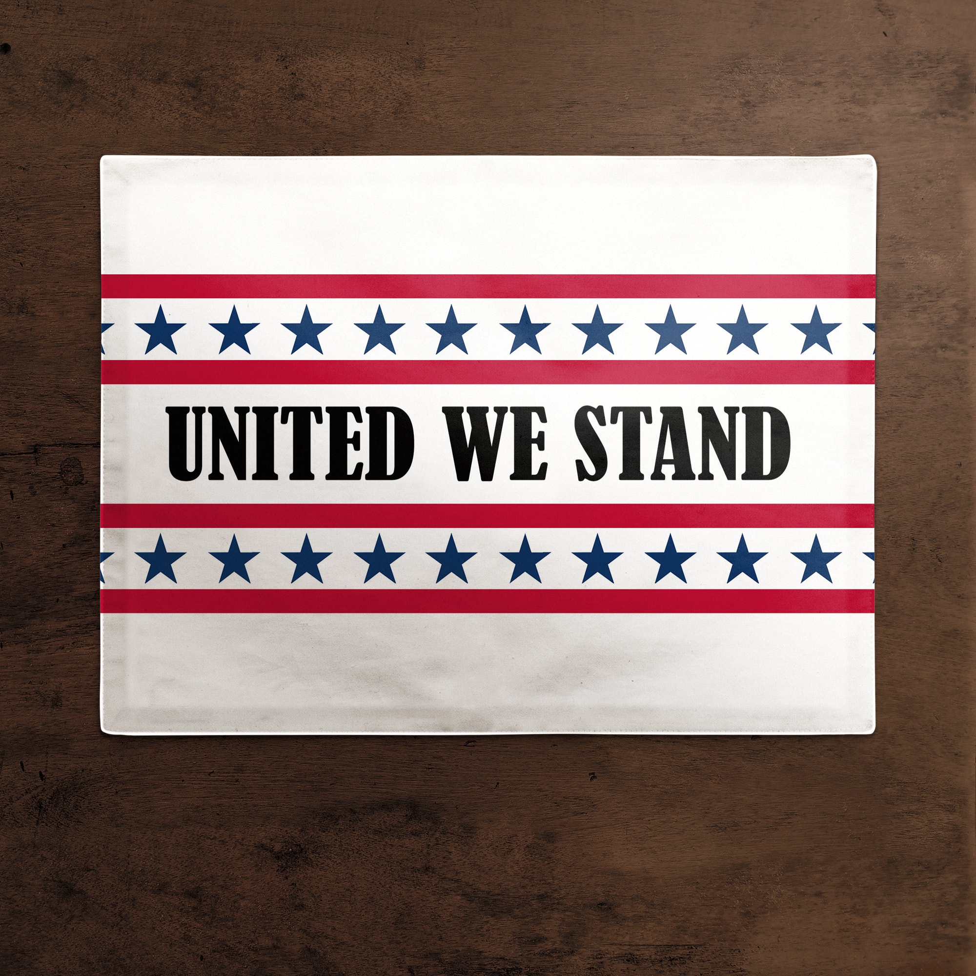 United We Stand Poly Twill Placemat