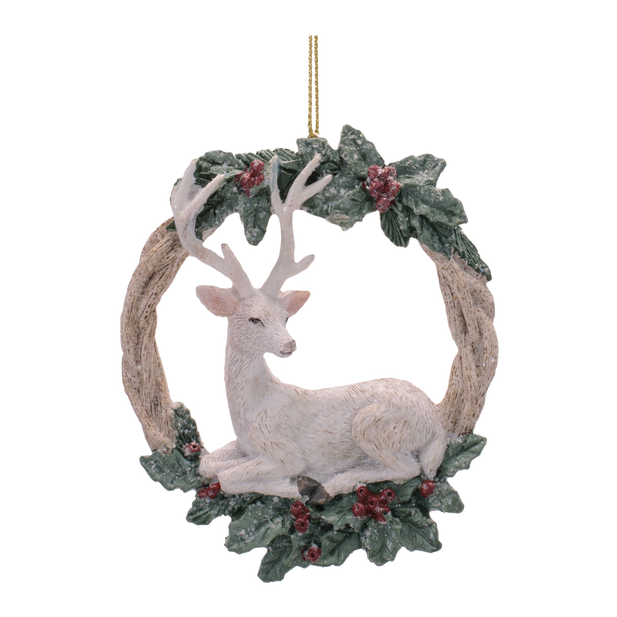 Melrose 4.25" Animal Wreath Ornament Set