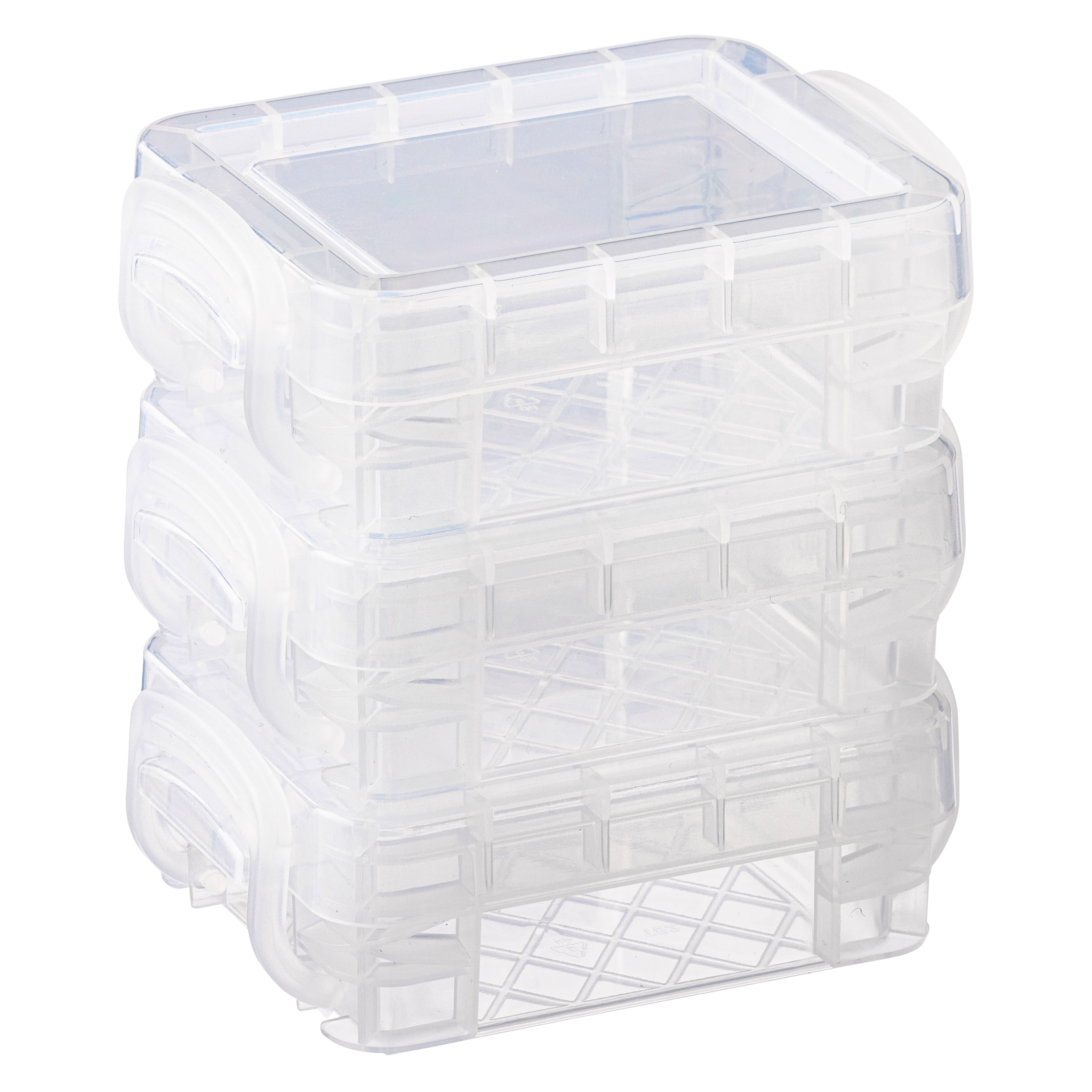 Clear Bitty Boxes by Simply Tidy™, 3ct.