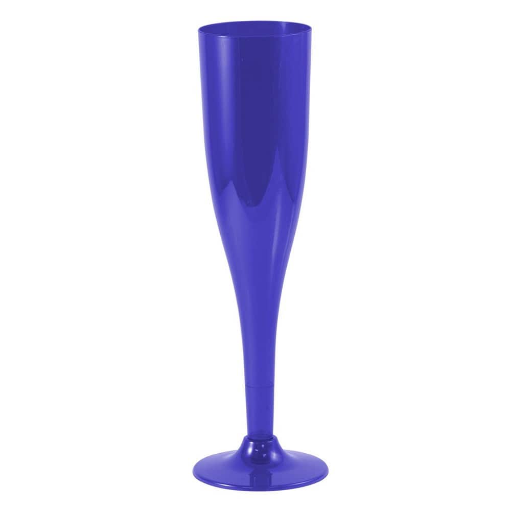 JAM Paper 5.5oz. Plastic Champagne Flutes