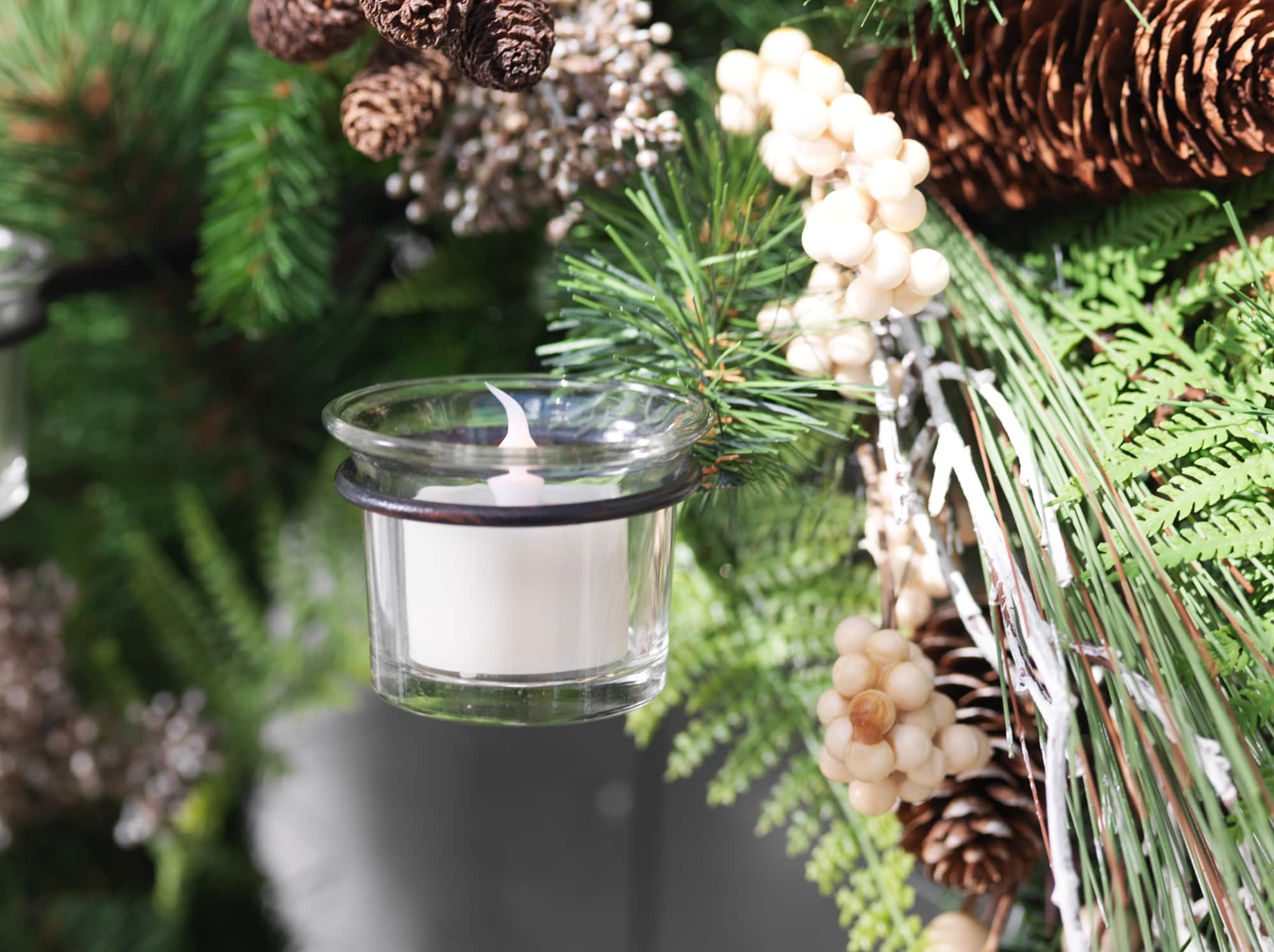 Black Metal Tiered Votive Holder Stand Set