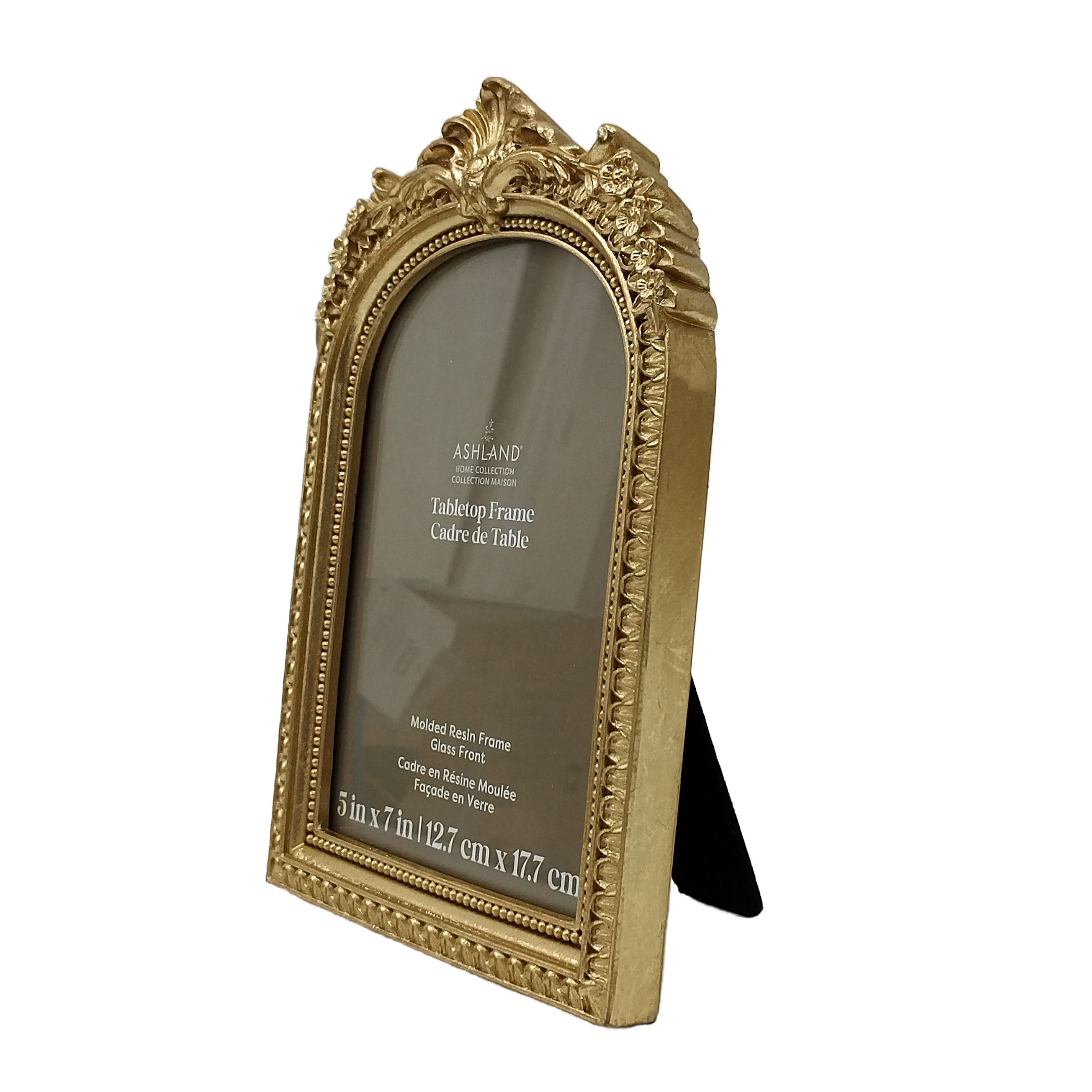 Home 5" x 7" Gold Ornate Arch Tabletop Frame by Ashland®