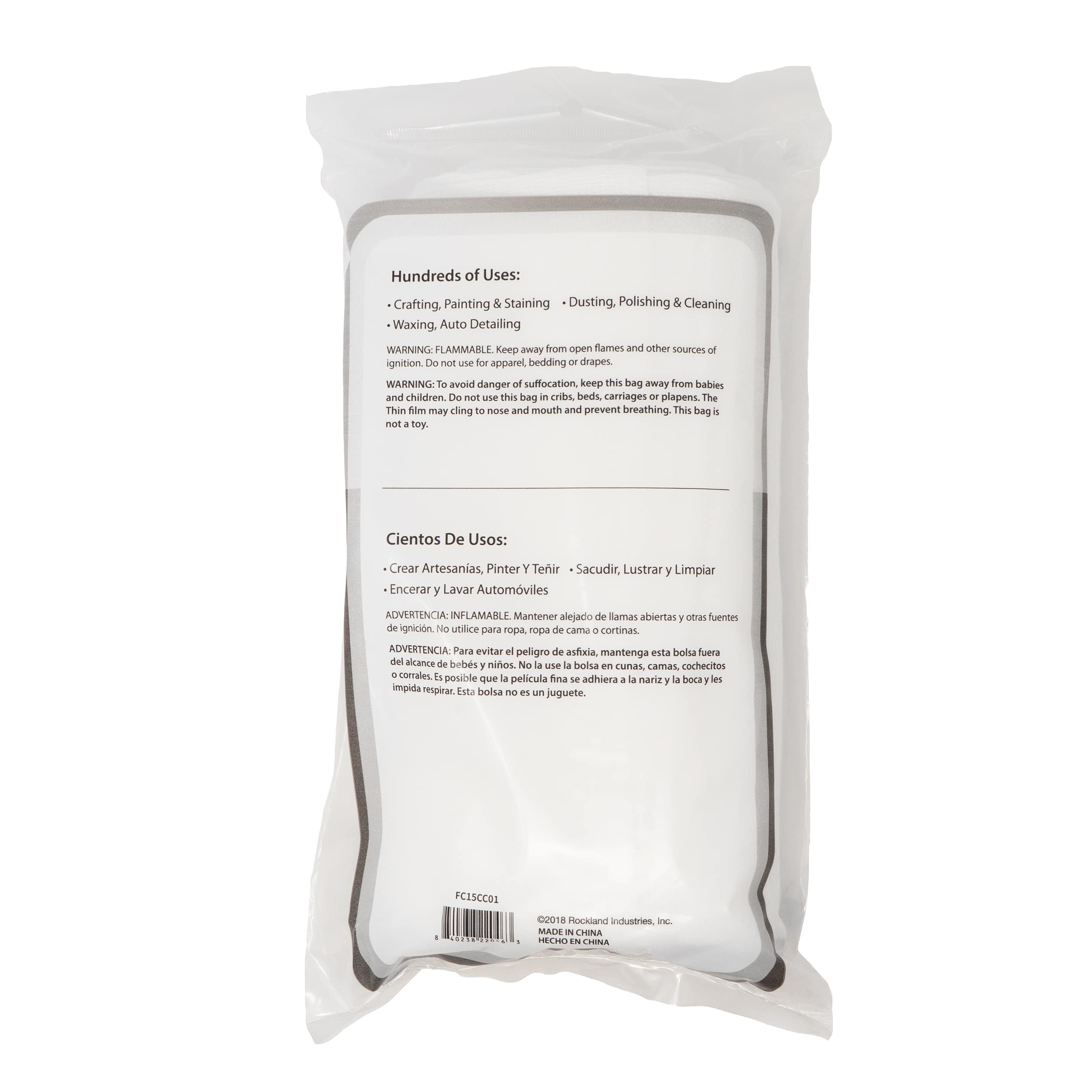 Roc-Lon 36" x 15yd. White Cotton Cheesecloth