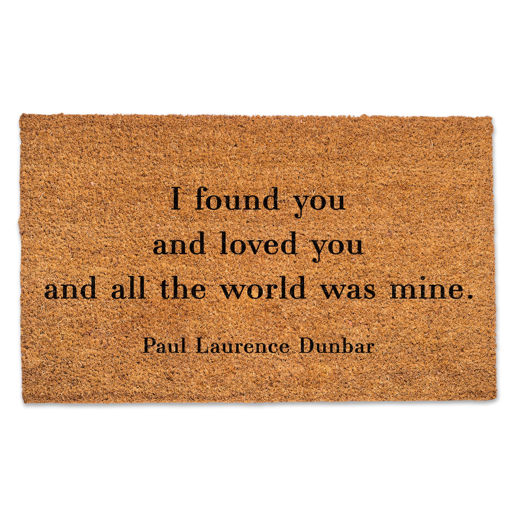 All the World Was Mine Doormat