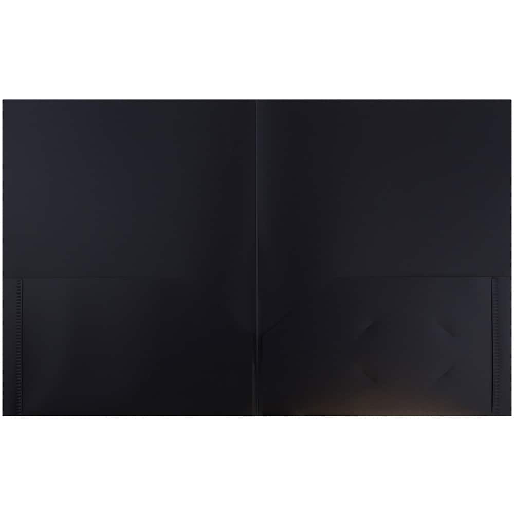 JAM Paper 9.5" x 11.5" Plastic 2 Pocket School POP Folders, 6ct.