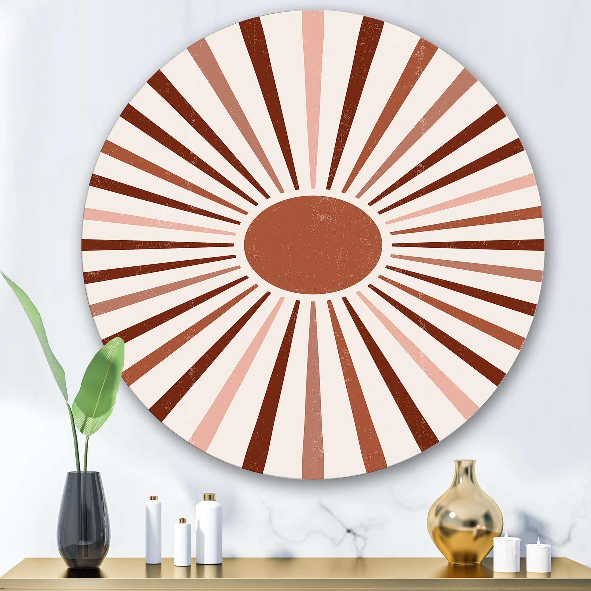 Designart - Geometric Radiant Sun
