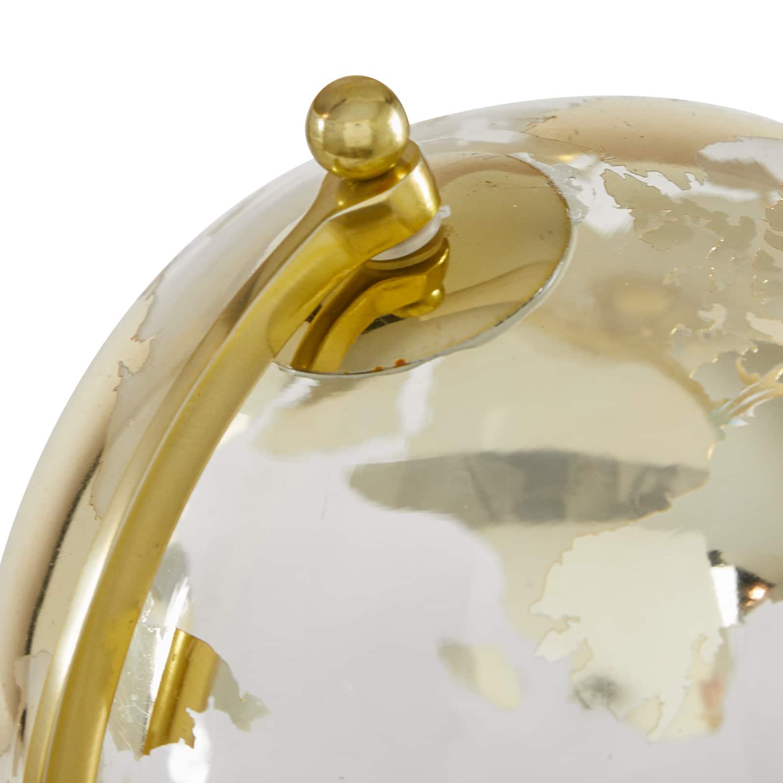 11" Gold Ceramic Glam Globe