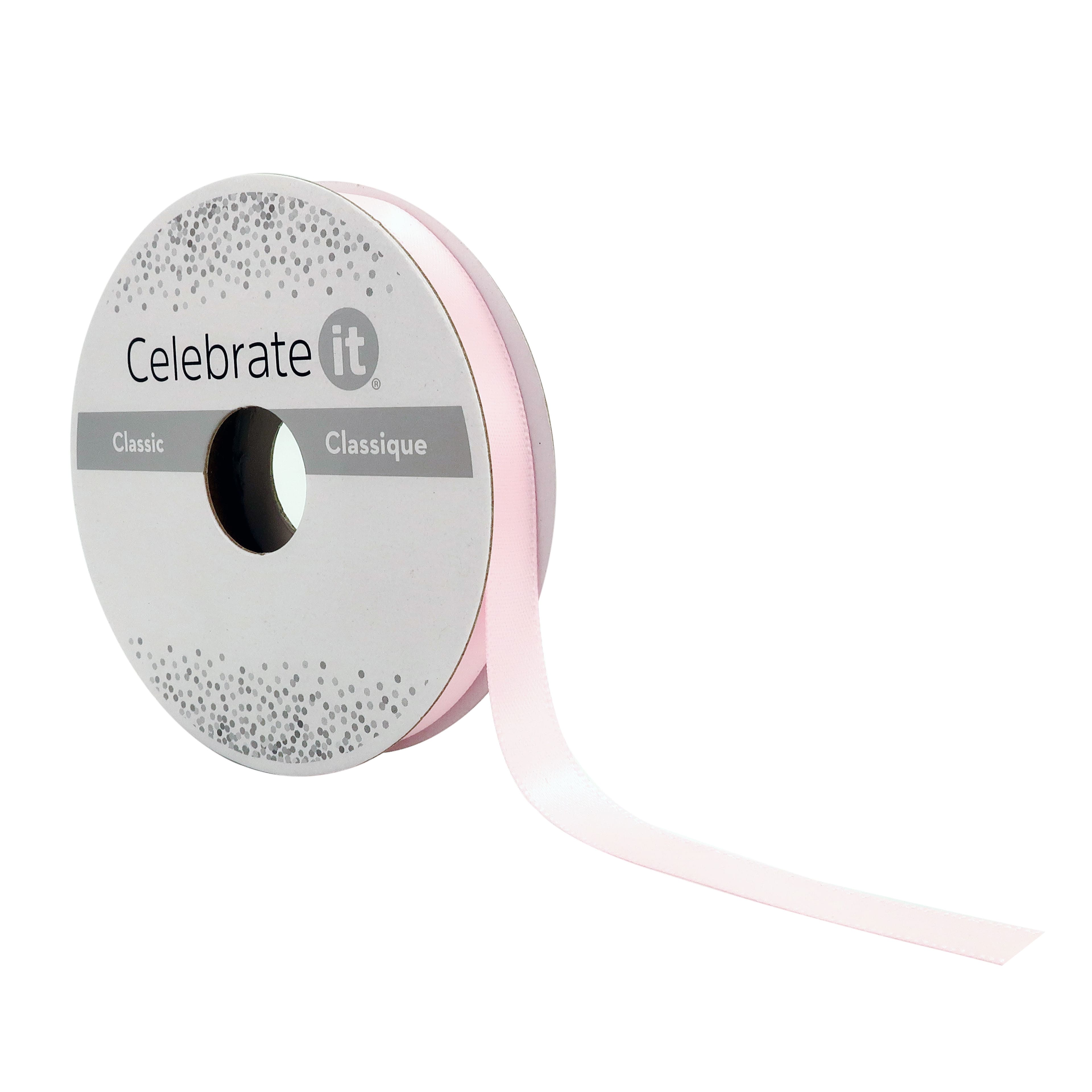 3/8" x 15yd. Satin Ribbon by Celebrate It® Classic