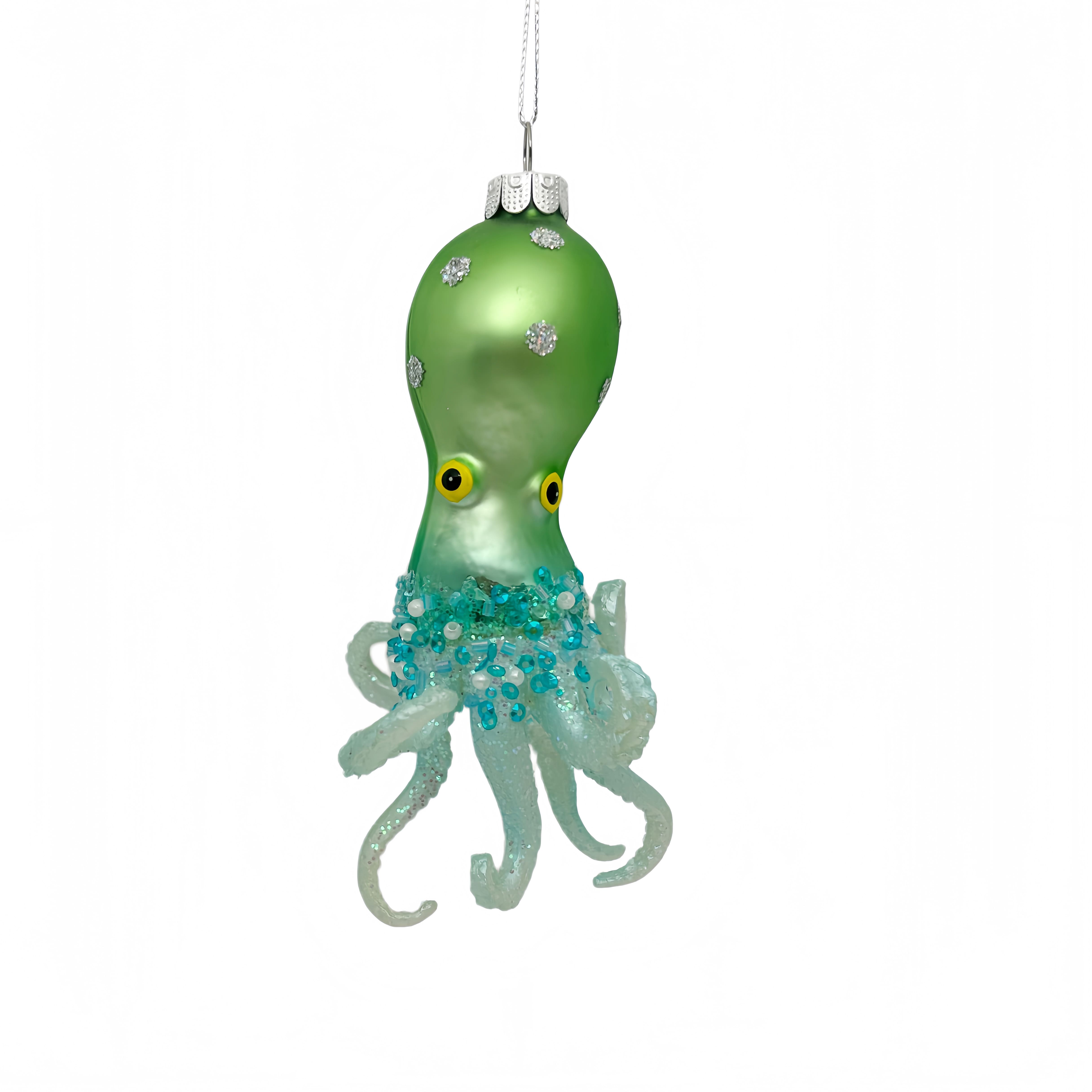 5.25" Octopus Glass Ornament by Ashland®