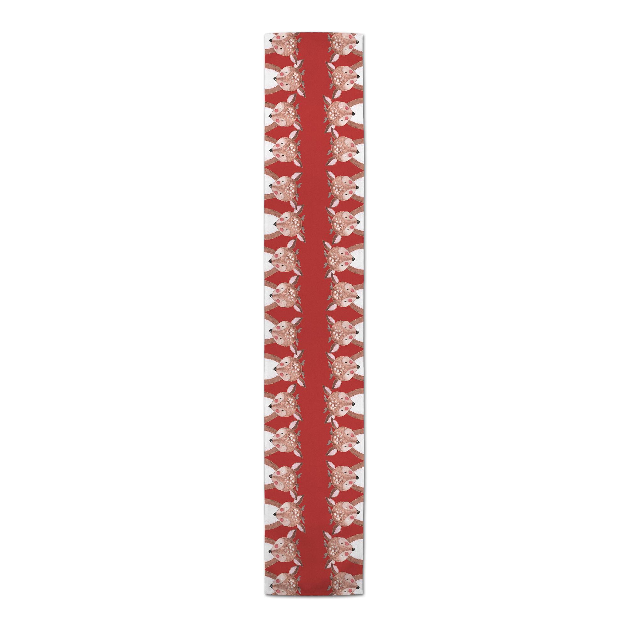 90'' Reindeer Pals Cotton Twill Runner
