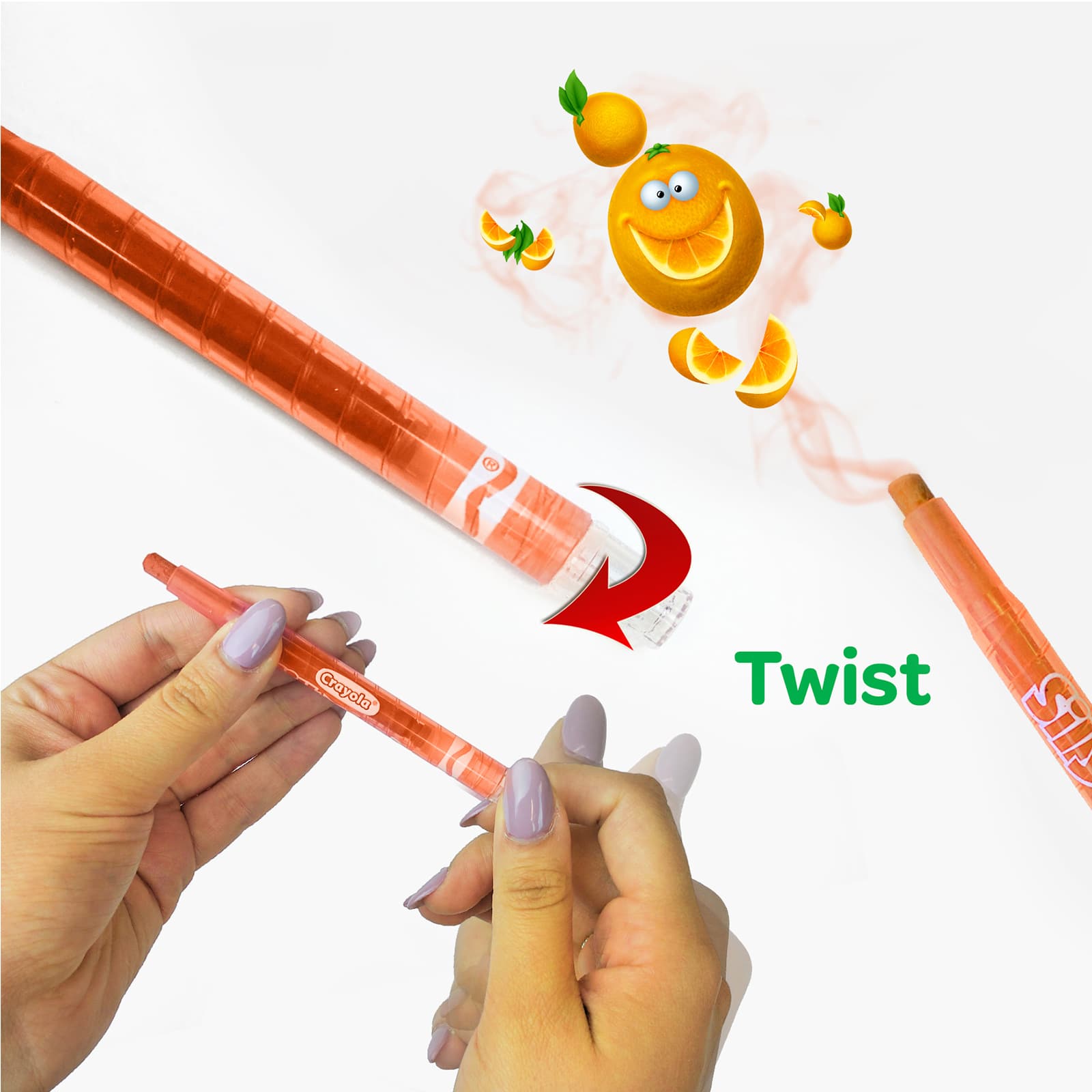 Crayons de cire drôlement aromatisés miniatures Silly Scents Mini Twistables de Crayola, 24 unités