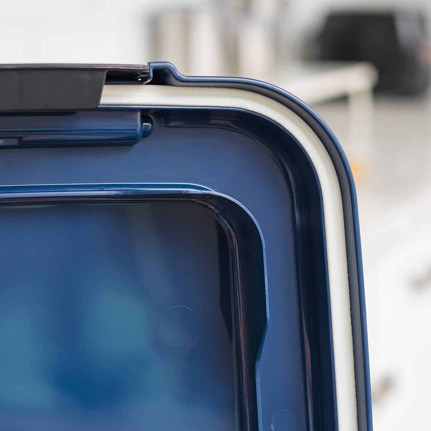 IRIS® Airtight Container Set with Blue Buckle Lid