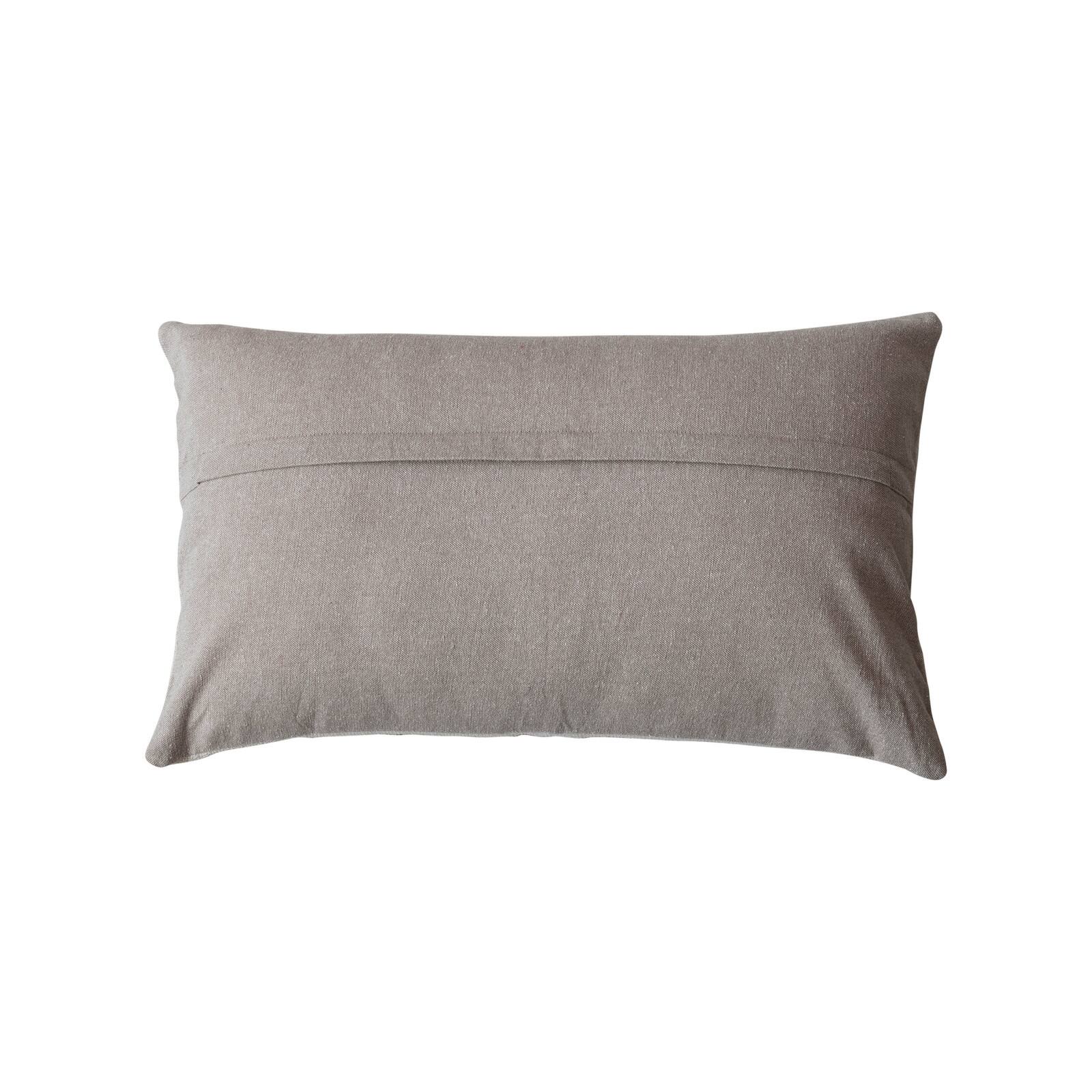 Hello Honey® 24" x 15" Embroidered Tree & Snowflake Stripes Lumbar Throw Pillow