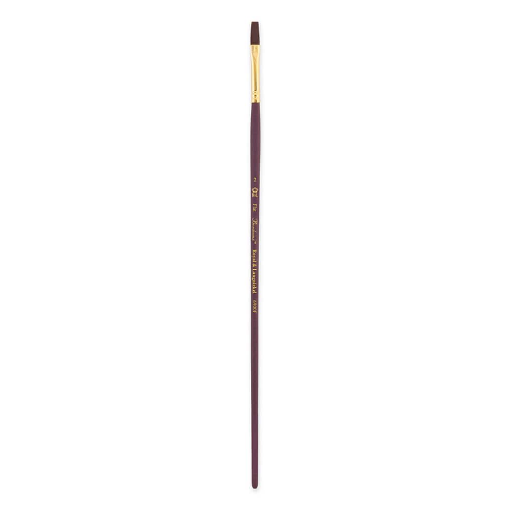 Michaels, Royal & Langnickel® Bordeaux™ Flat Brush – Category: Brushes