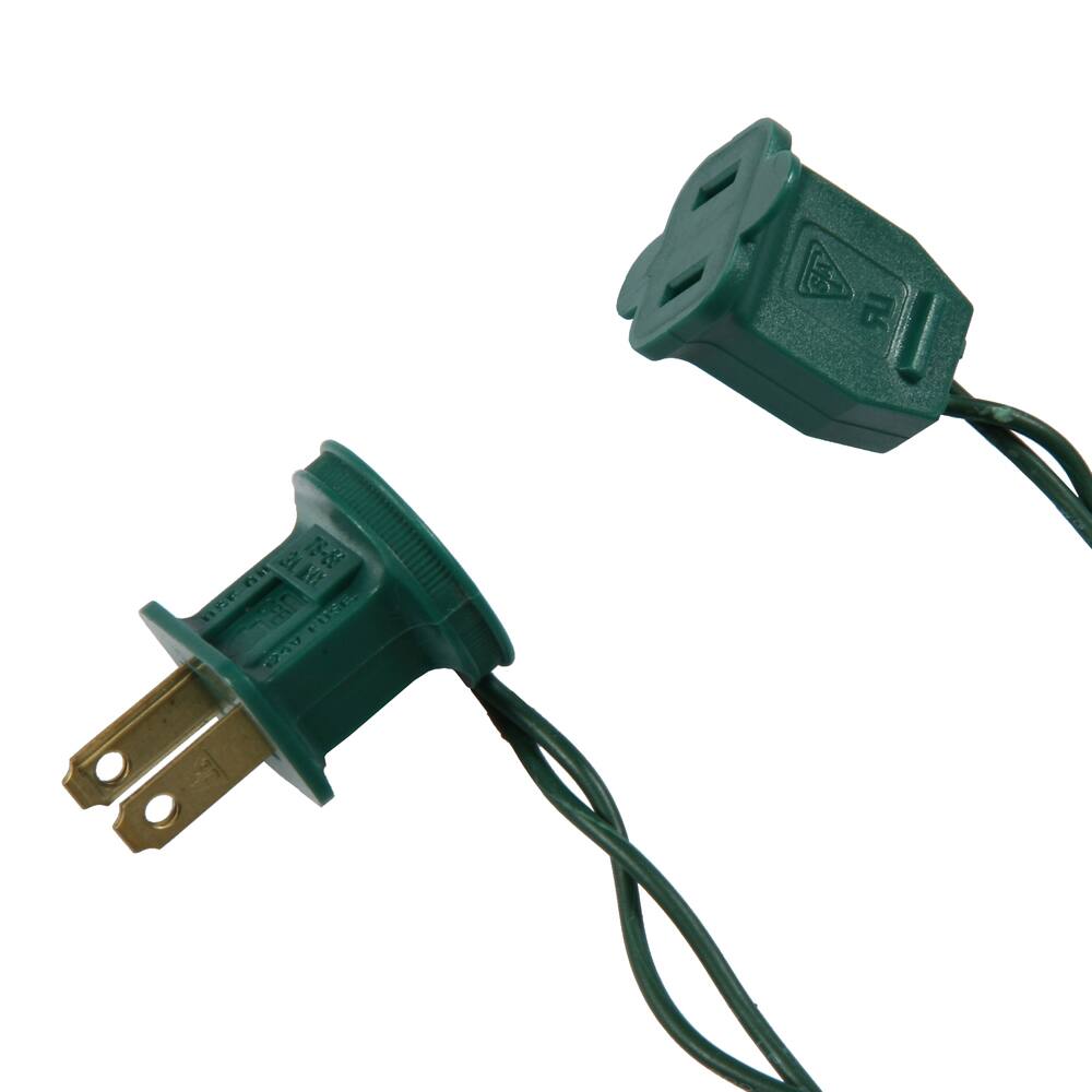 Vickerman 50ct. LED Warm White Christmas Single Mold Light Strand on Green Wire