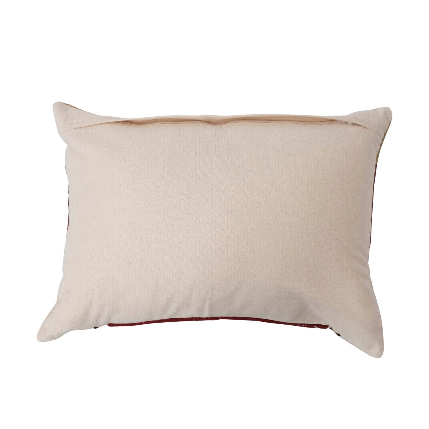Hello Honey® Multicolor Suzani Embroidery Cotton Lumbar Pillow