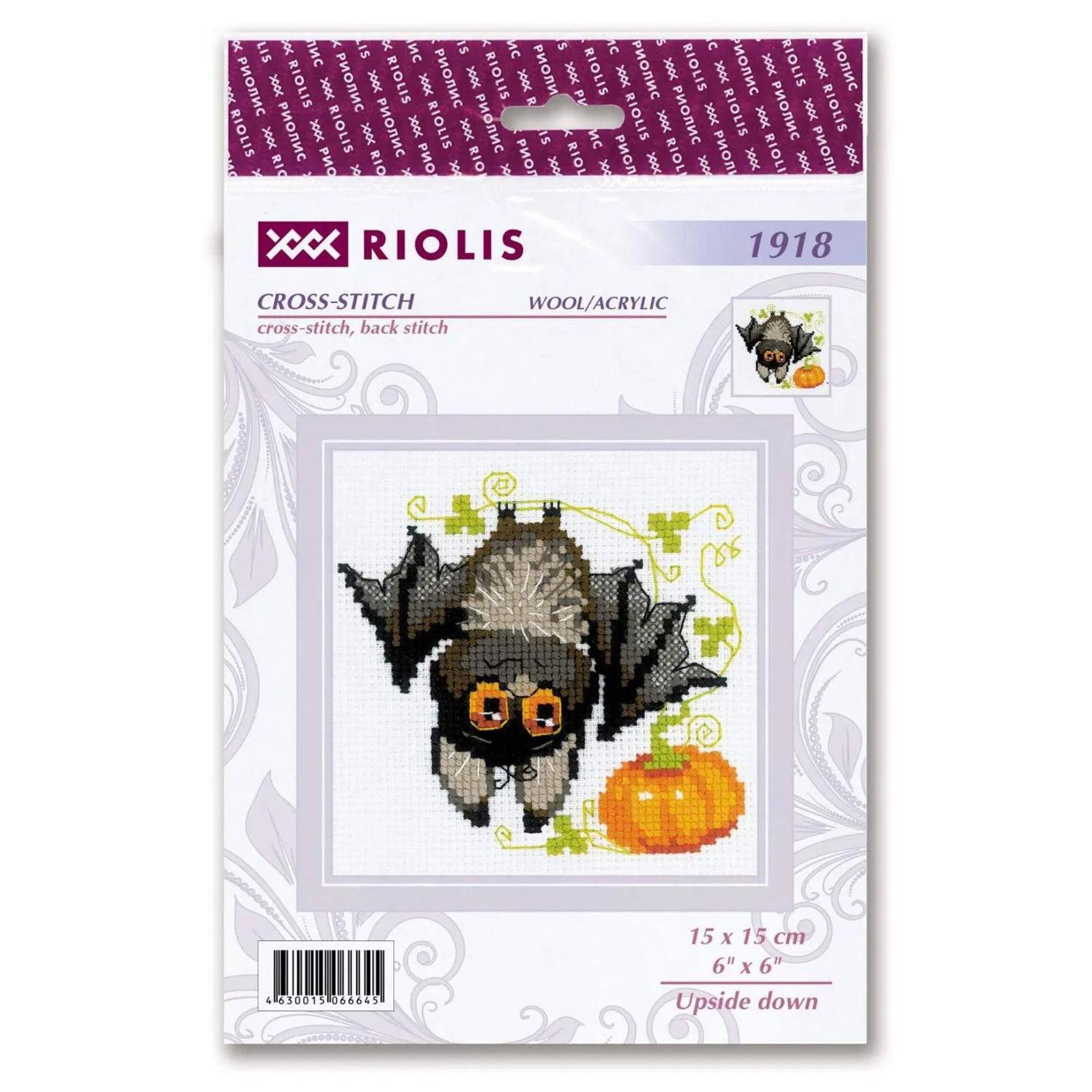 Riolis Counted Cross Stitch Kit Upside Down