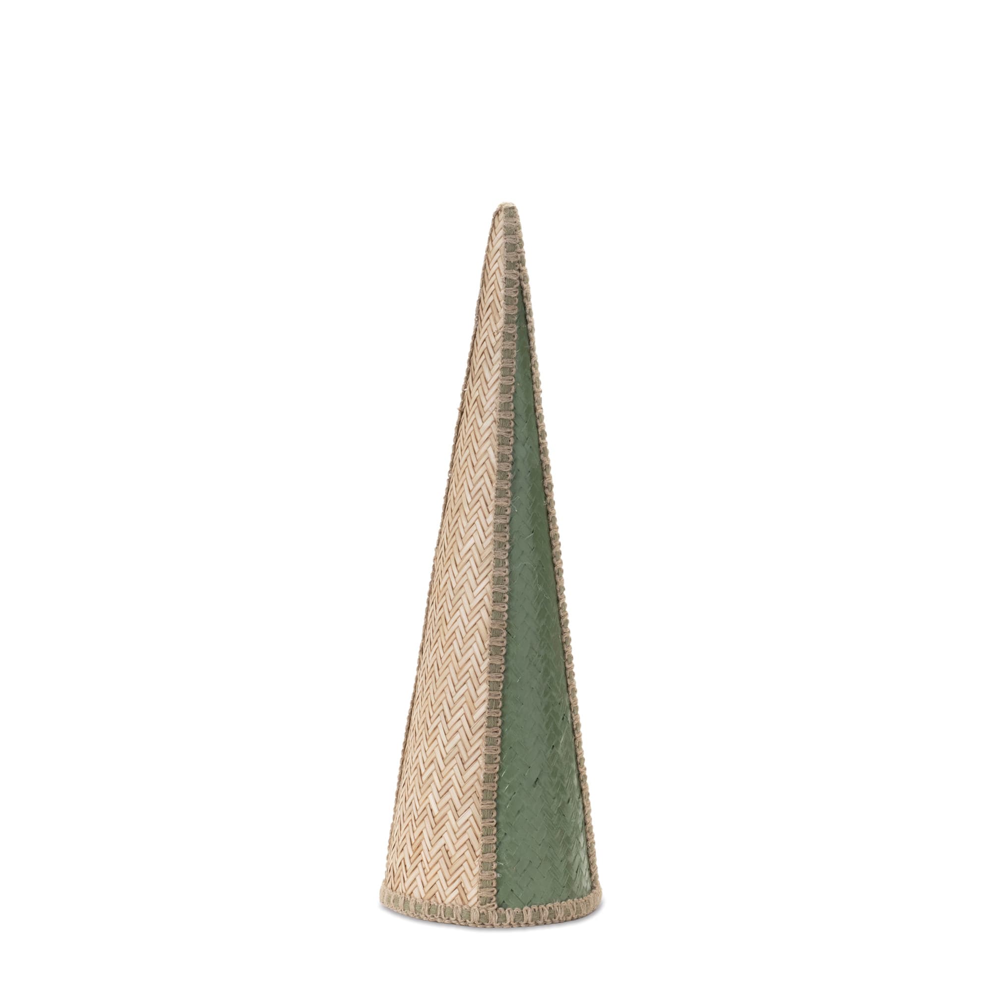 Woven Bamboo Cone Pine Tree Set