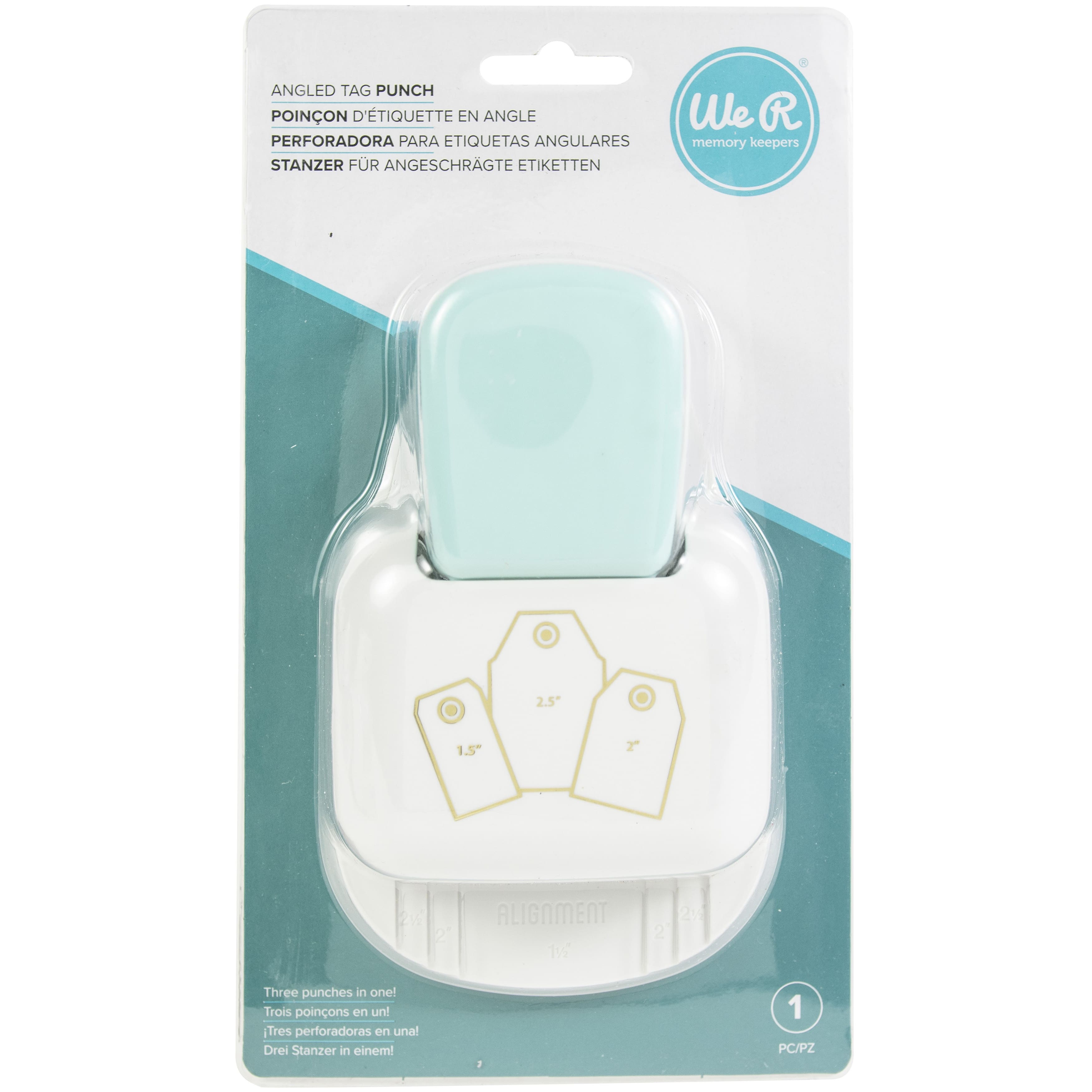 We R Memory Keepers® 3-in-1 Angled Tag Punch