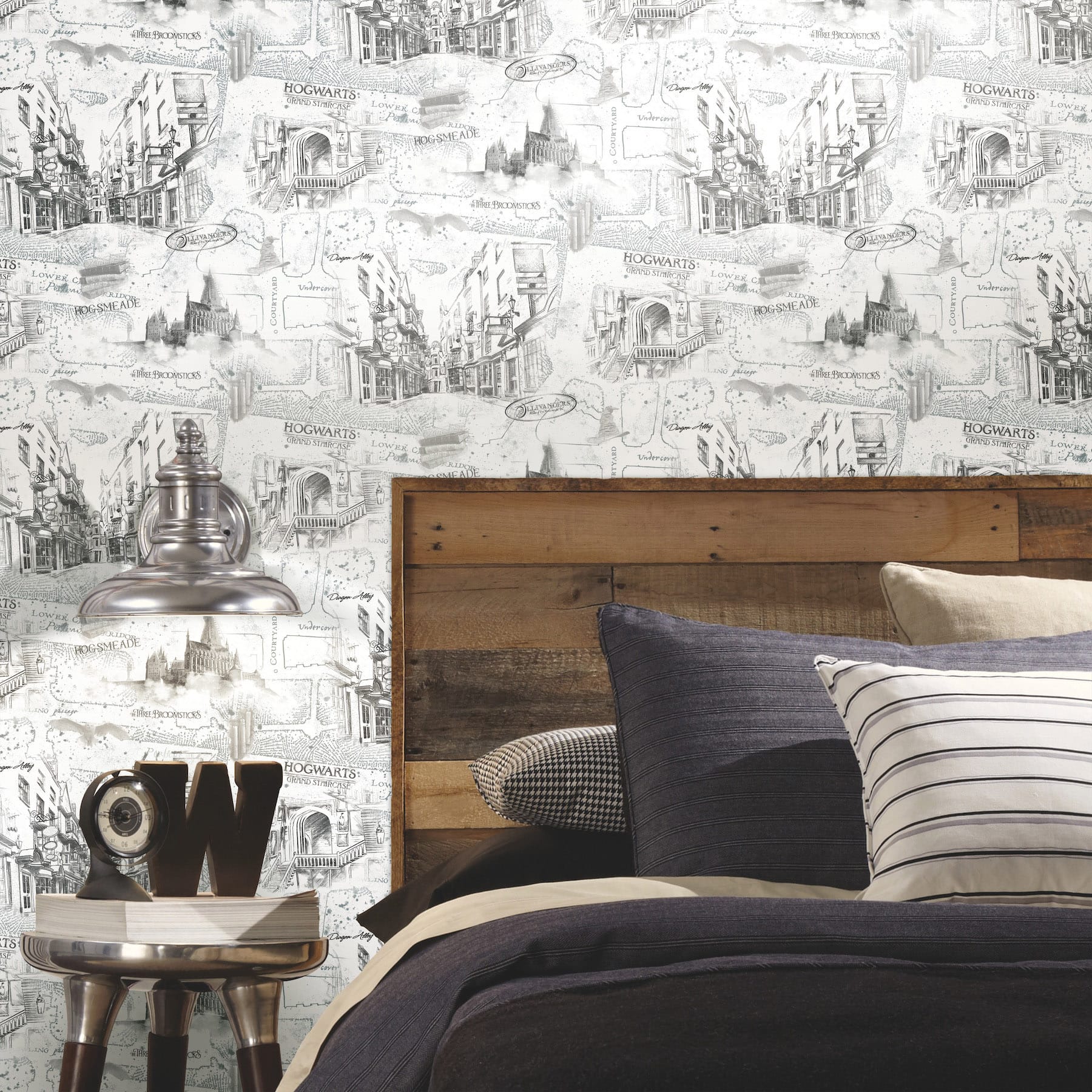 RoomMates Harry Potter Map Peel & Stick Wallpaper